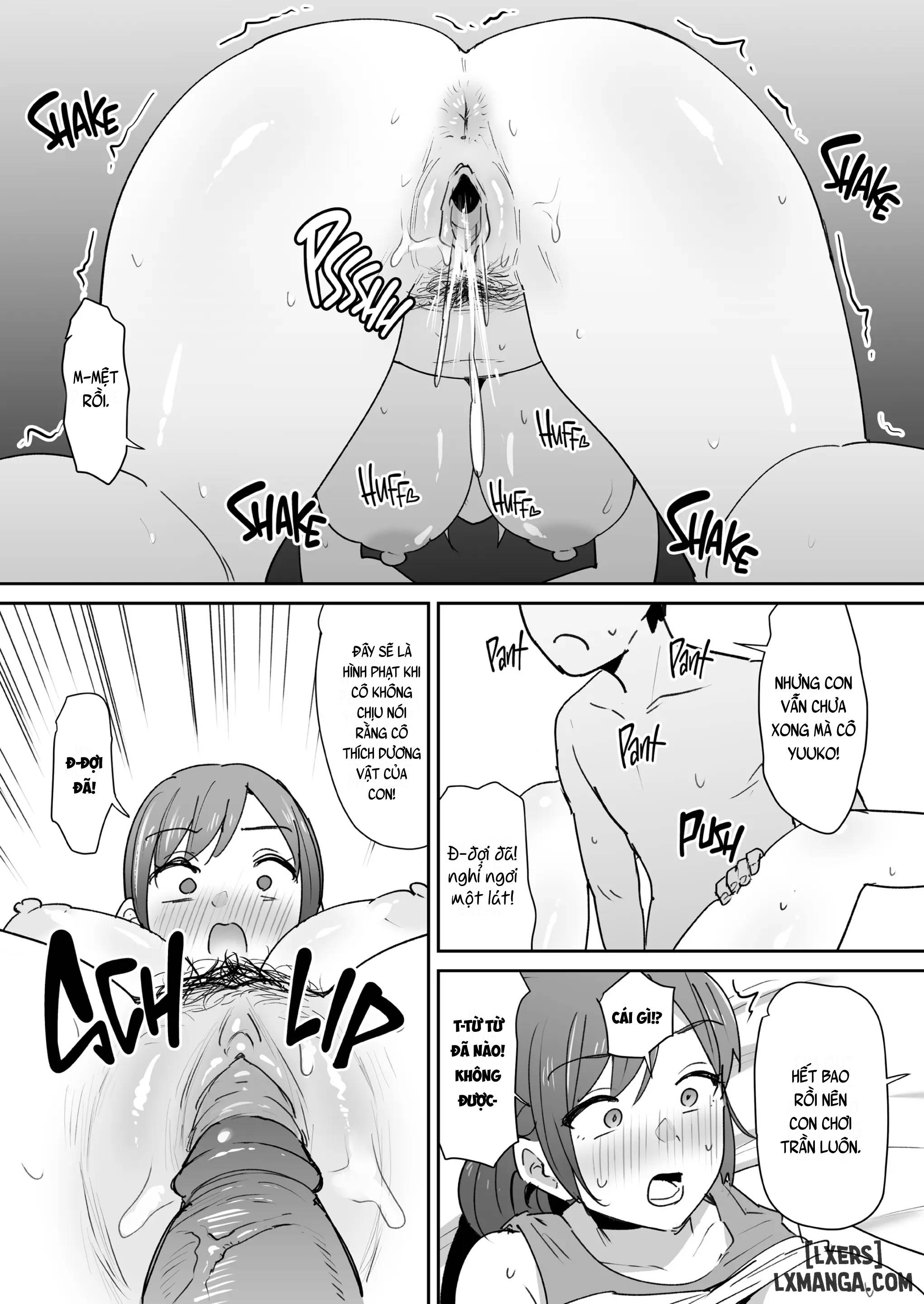 HentaiVN.net - Ảnh 46 - Yuujin No Haha Wa Dekachin Ni Yowai - Oneshot