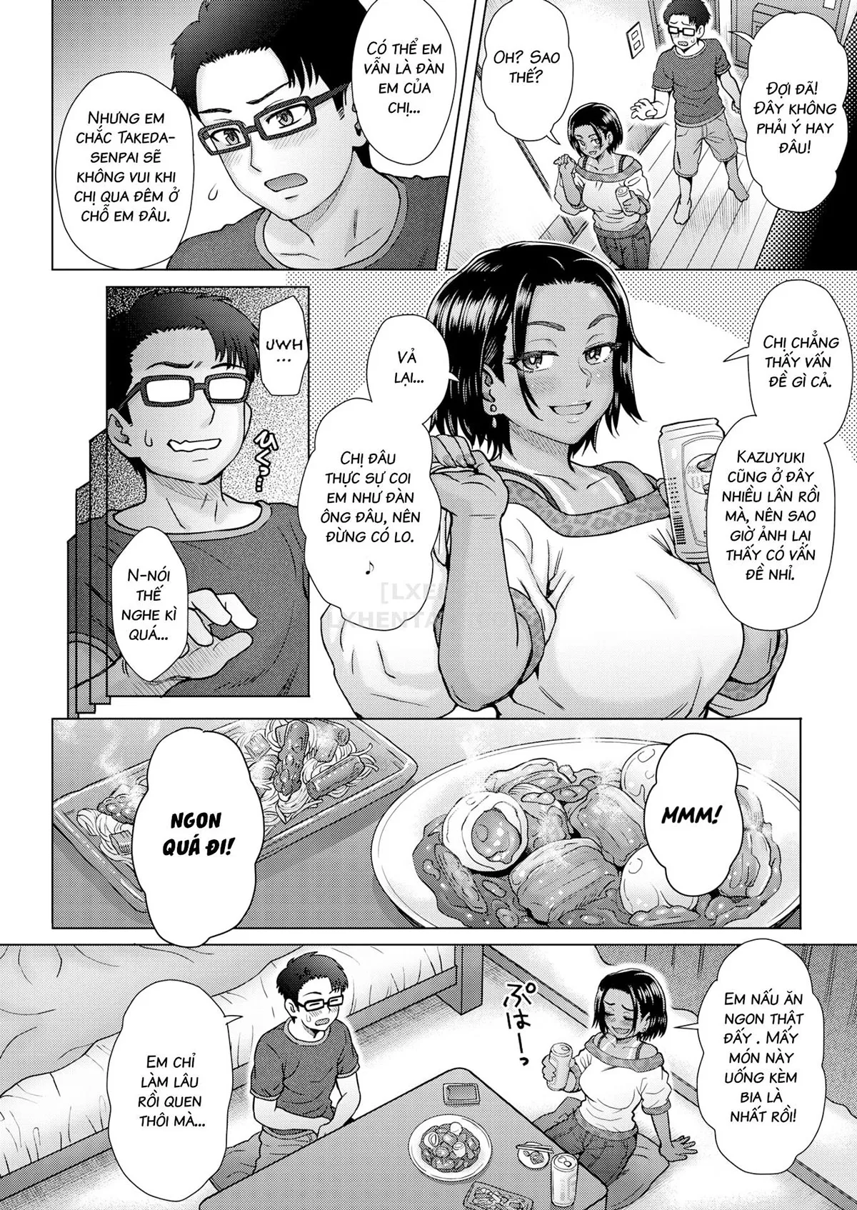 HentaiVN.net - Ảnh 7 - Soredemo Itoshii Kanojo-tachi [The Goal of Booze; Welcome to Youko's Manor; Sex Best Friends; Slavemate; Nostalgia] - Chap 1 - The Goal of Booze
