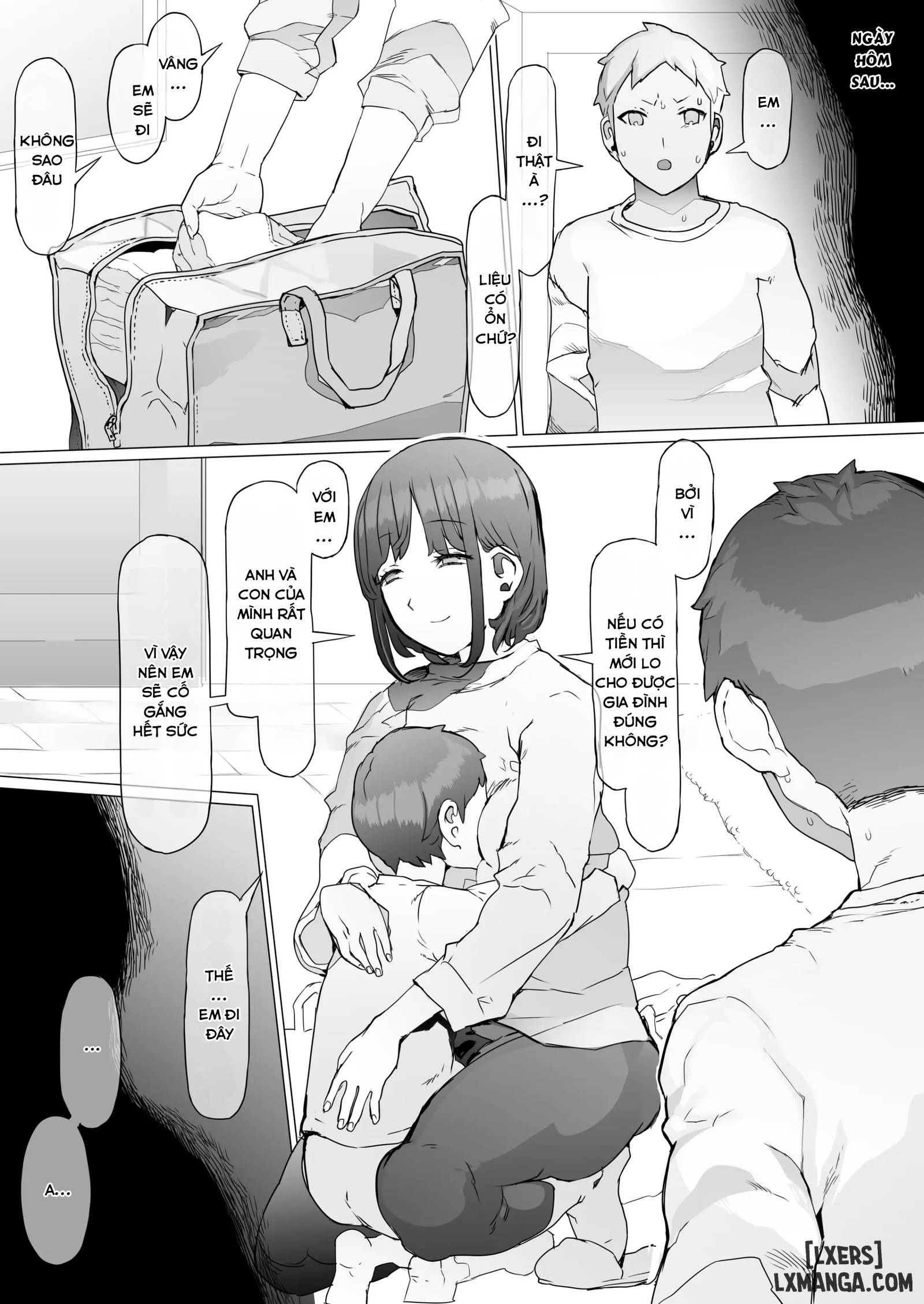 HentaiVN.net - Ảnh 20 - Hinpu no Sa - Kane de Toriageta Taninzuma o Shuu Feti Saiaku Maso Shihai Kyouiku - Oneshot