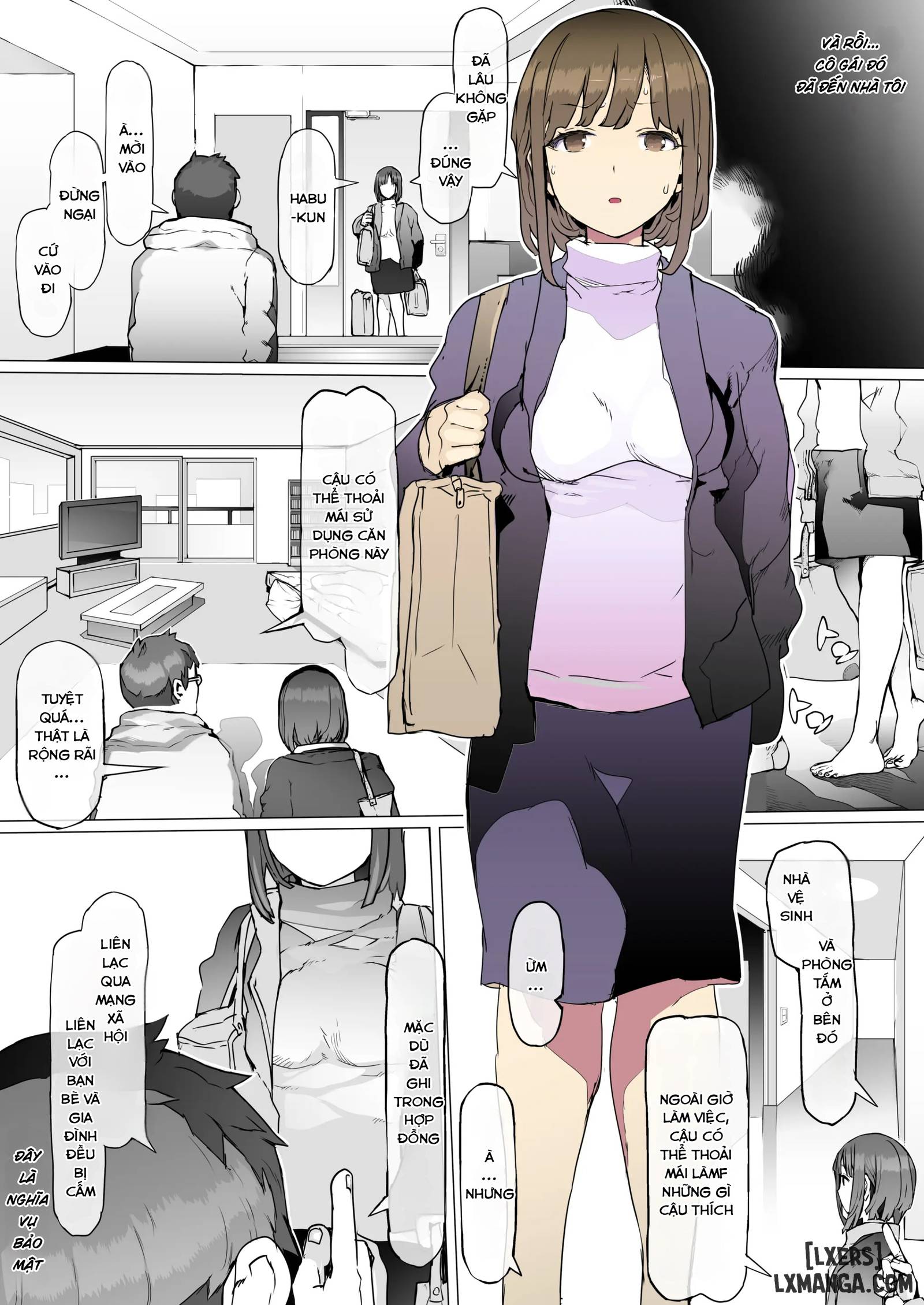 HentaiVN.net - Ảnh 21 - Hinpu no Sa - Kane de Toriageta Taninzuma o Shuu Feti Saiaku Maso Shihai Kyouiku - Oneshot