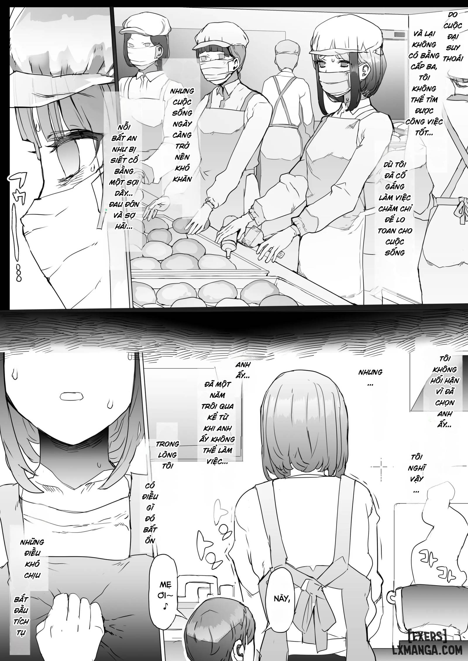 HentaiVN.net - Ảnh 8 - Hinpu no Sa - Kane de Toriageta Taninzuma o Shuu Feti Saiaku Maso Shihai Kyouiku - Oneshot