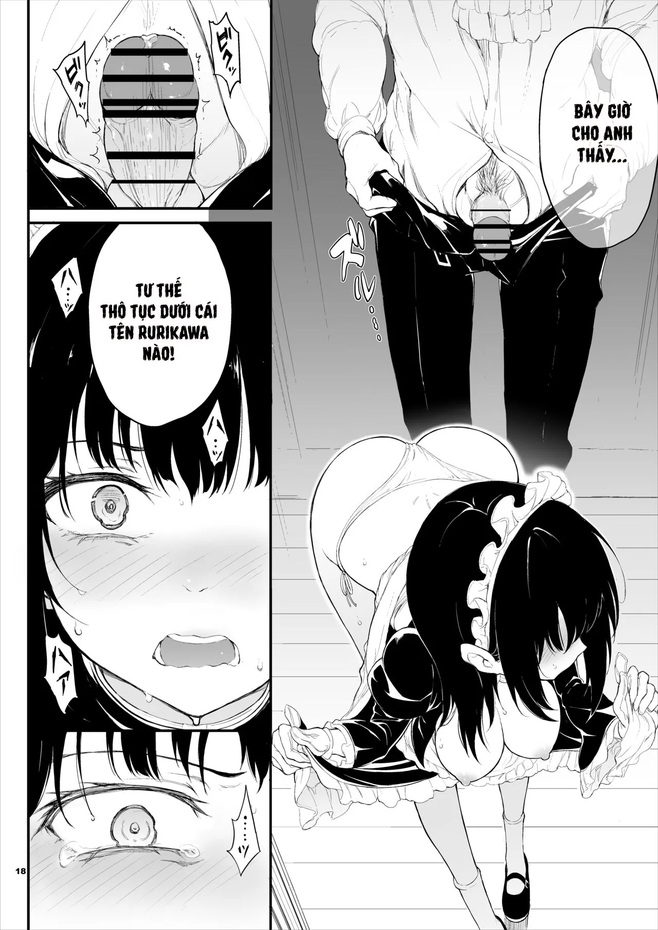 HentaiVN.net - Ảnh 15 - Maid Kyouiku - Chap 1