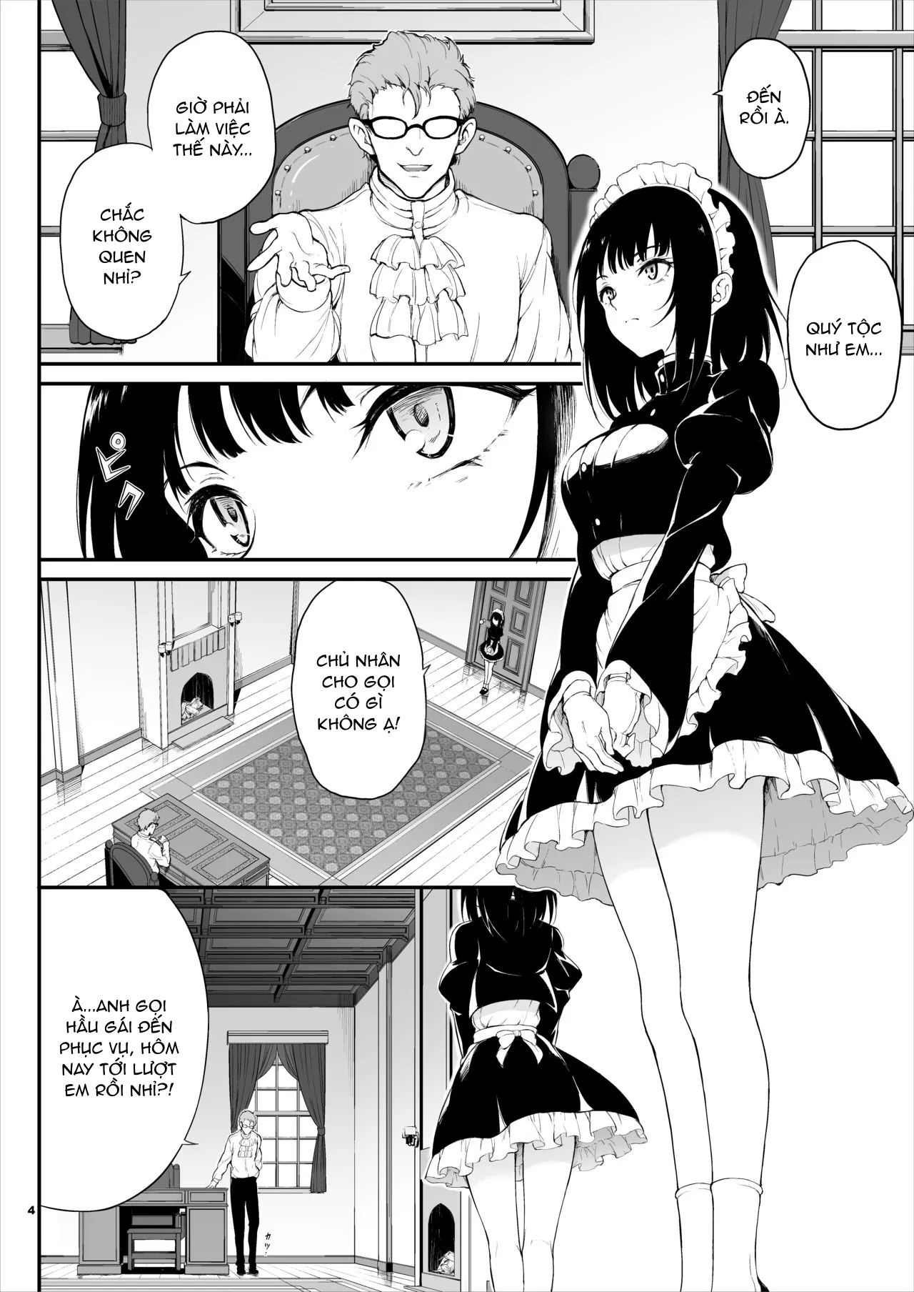 HentaiVN.net - Ảnh 3 - Maid Kyouiku - Chap 1