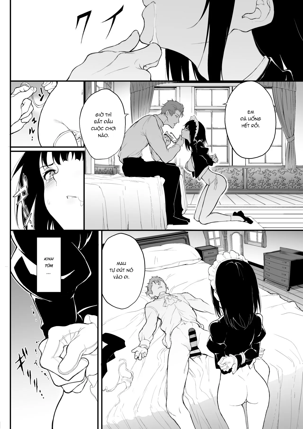 HentaiVN.net - Ảnh 10 - Maid Kyouiku - Chap 2