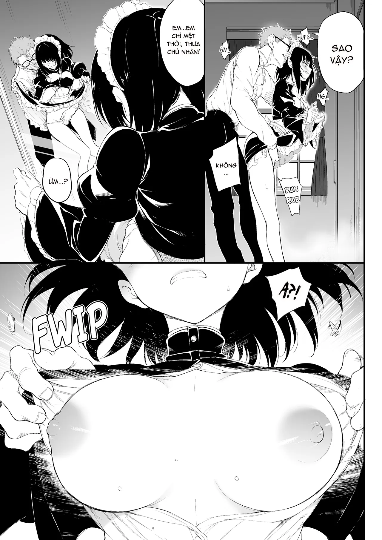 HentaiVN.net - Ảnh 10 - Maid Kyouiku - Chap 1 [Không che]
