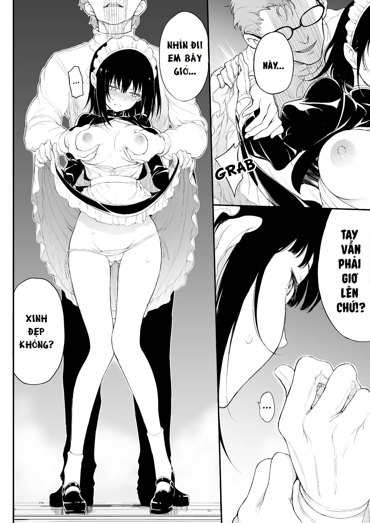 HentaiVN.net - Ảnh 11 - Maid Kyouiku - Chap 1 [Không che]