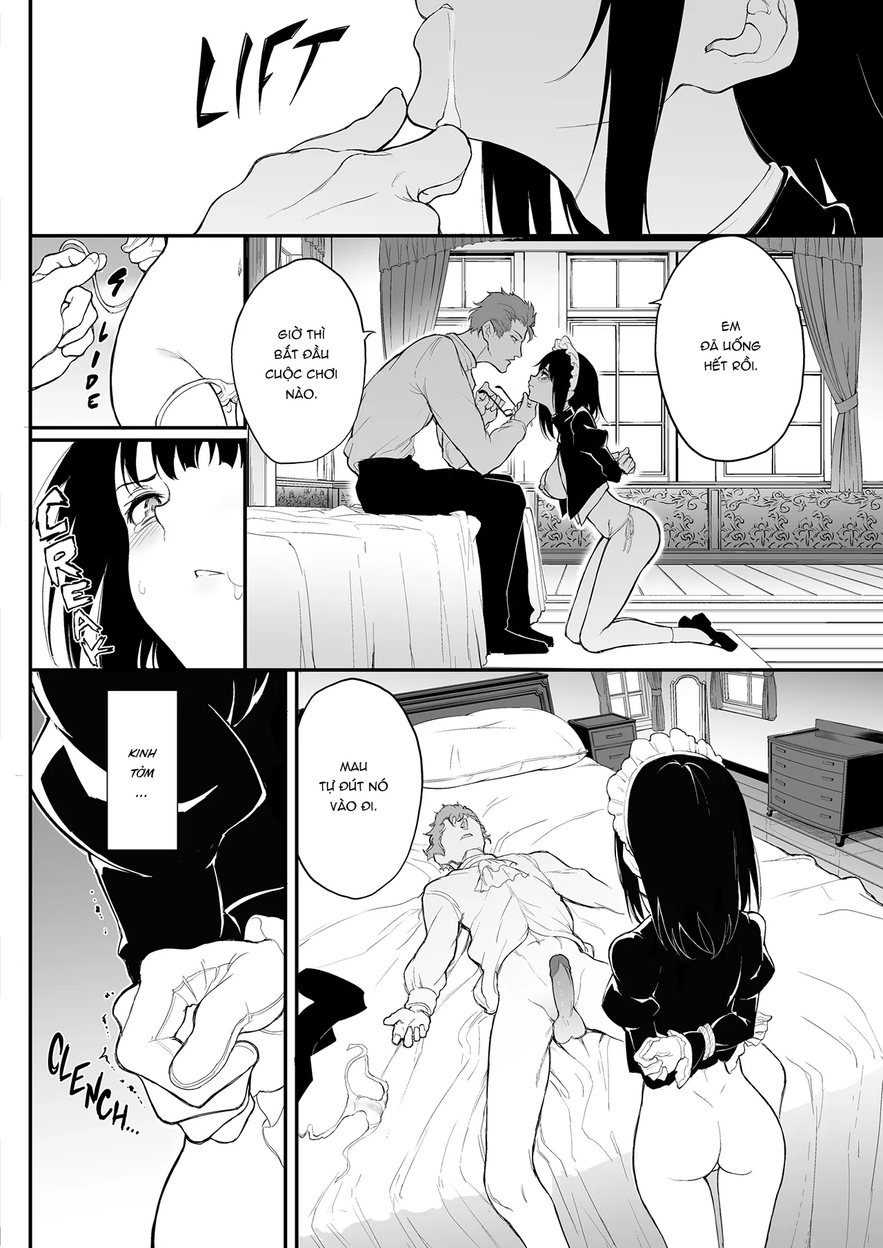 HentaiVN.net - Ảnh 11 - Maid Kyouiku - Chap 2 [Không che]