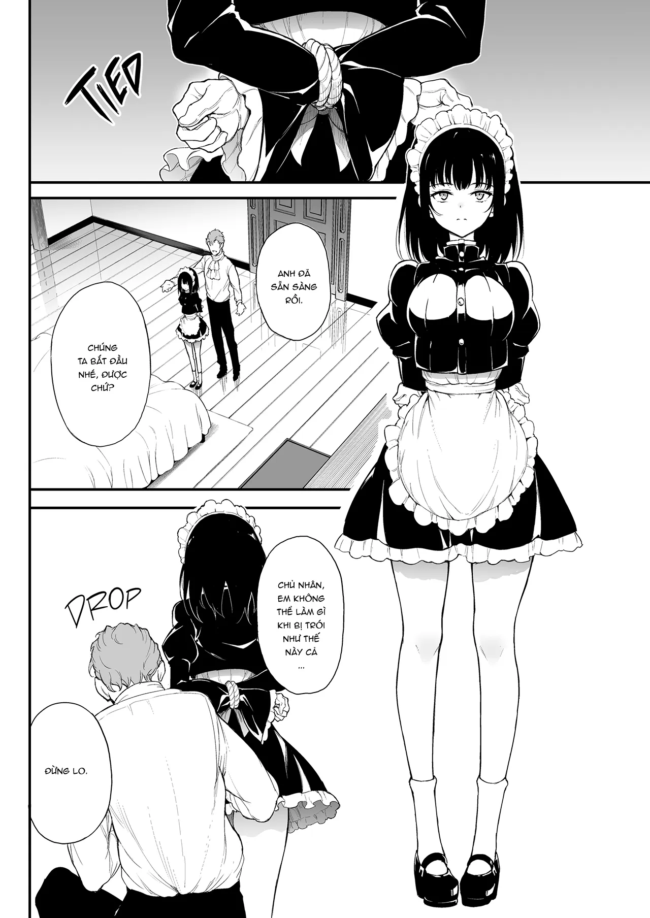 HentaiVN.net - Ảnh 4 - Maid Kyouiku - Chap 2 [Không che]