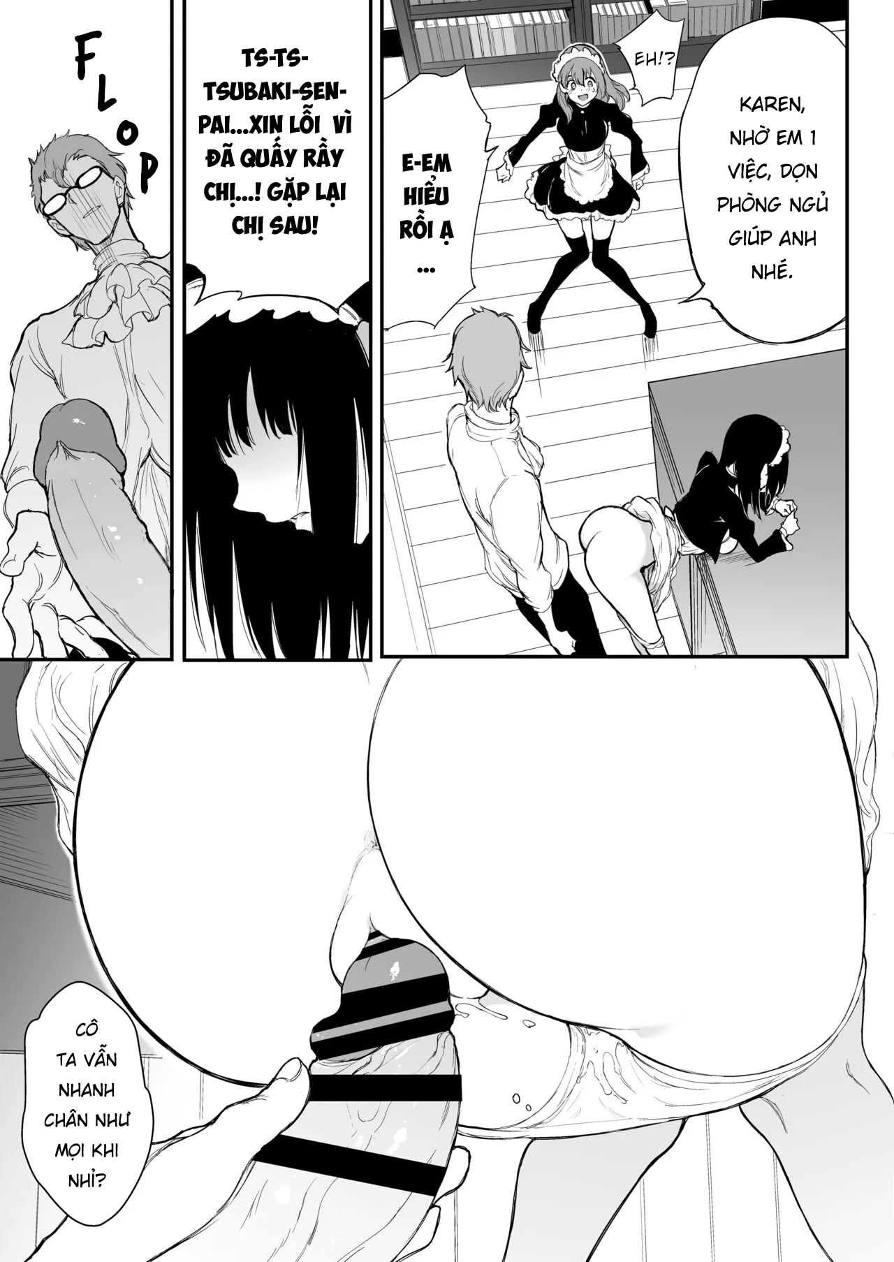 HentaiVN.net - Ảnh 12 - Maid Kyouiku - Chap 3