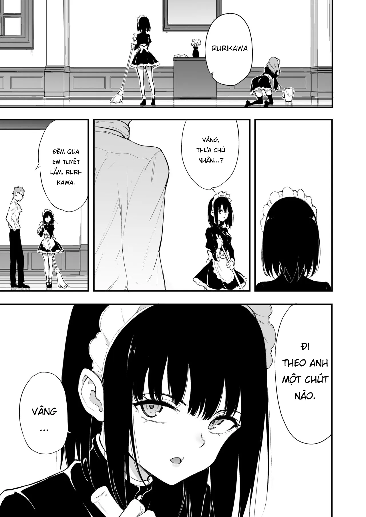 HentaiVN.net - Ảnh 5 - Maid Kyouiku - Chap 3