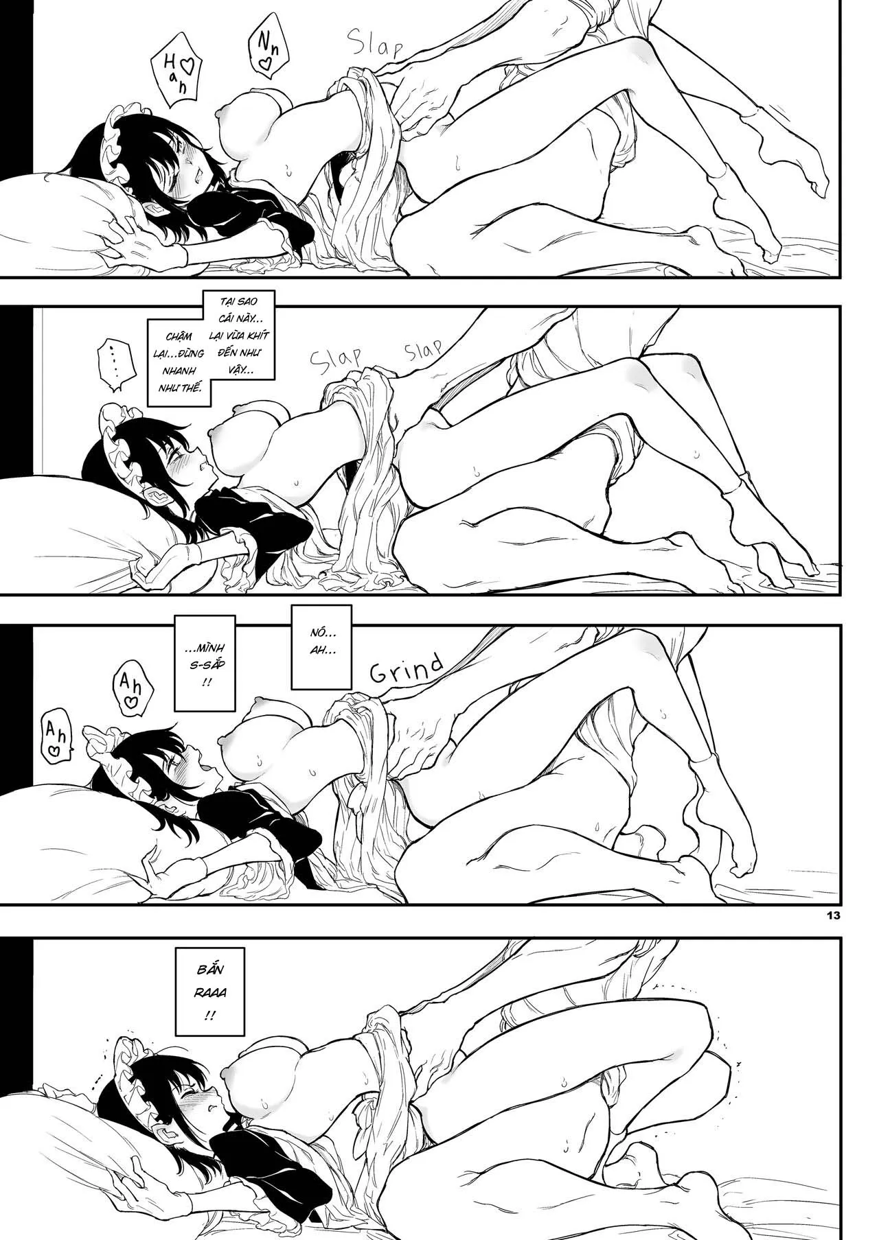 HentaiVN.net - Ảnh 14 - Maid Kyouiku - Chap 4