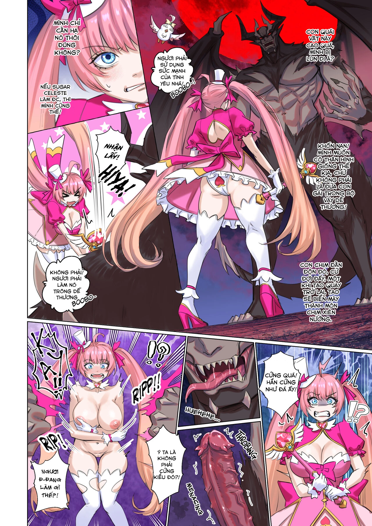 HentaiVN.net - Ảnh 12 - Tôi Không Muốn Trở Thành Thiếu Nữ Ma Pháp Đâu! - Oneshot (?)