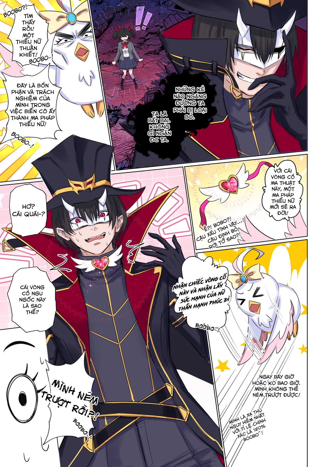 HentaiVN.net - Ảnh 5 - Tôi Không Muốn Trở Thành Thiếu Nữ Ma Pháp Đâu! - Oneshot (?)