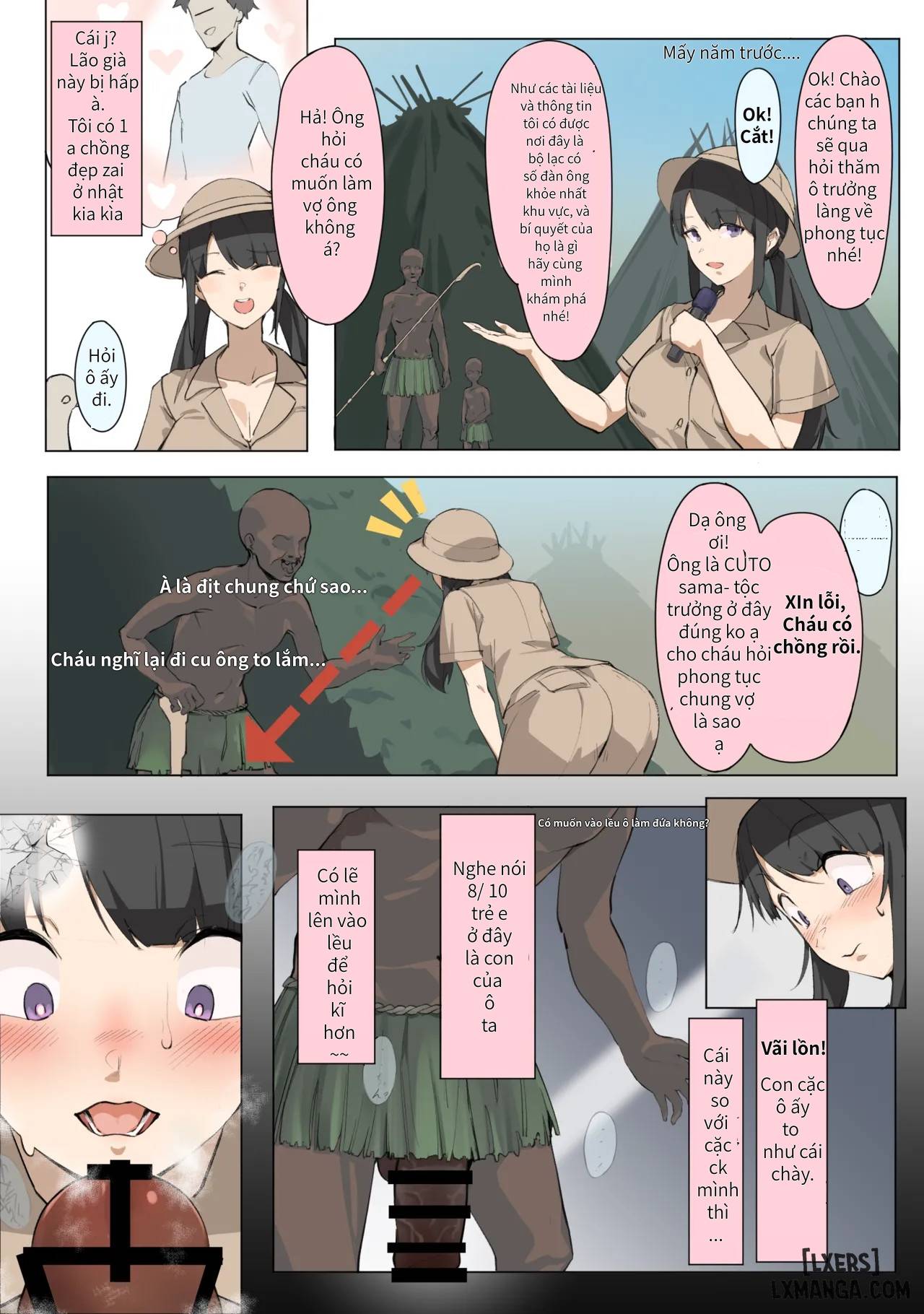 HentaiVN.net - Ảnh 9 - Nữ khám phá văn hóa nứng lồn yêu cặc của bộ lạc châu phi - One shot