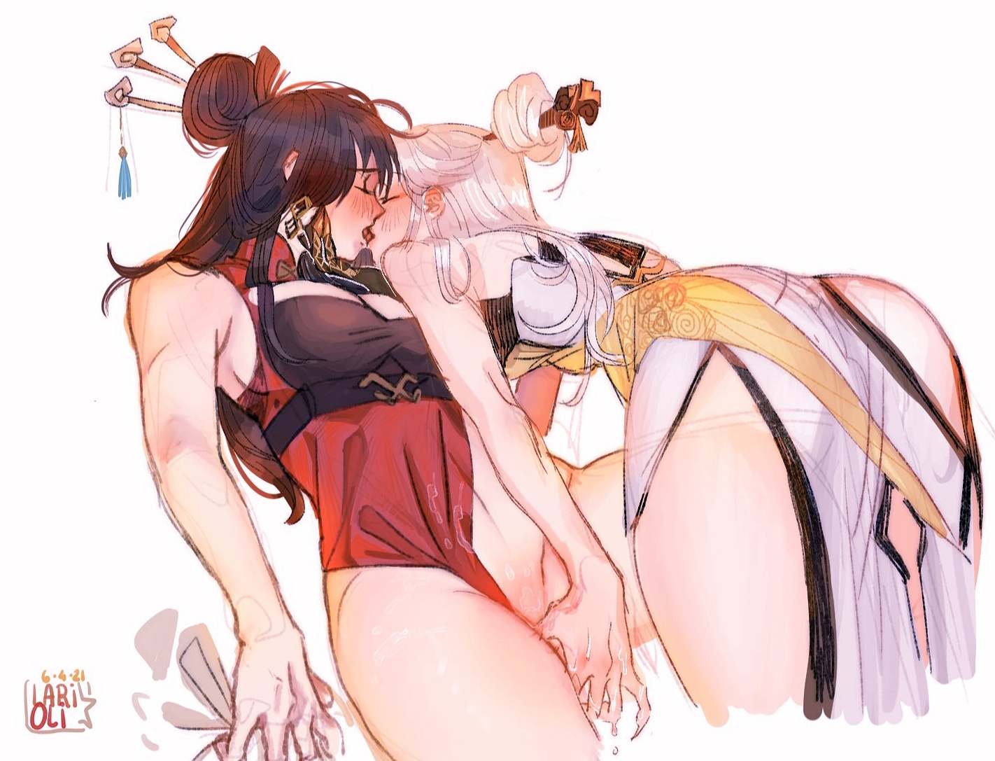 HentaiVN.net - Ảnh 11 - Tổng hợp art 18+ - Chap 9: Beidou x Ningguang