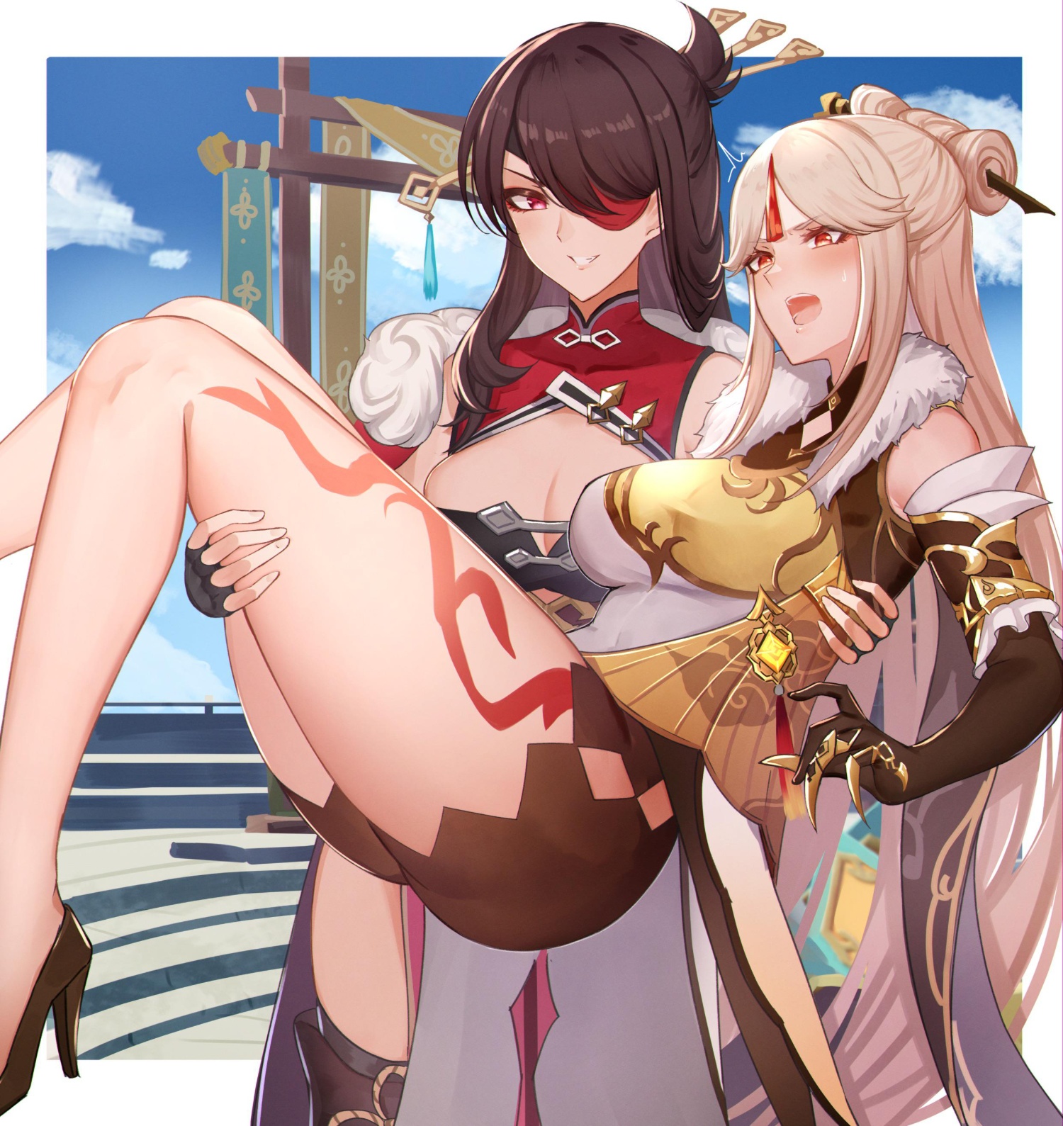 HentaiVN.net - Ảnh 23 - Tổng hợp art 18+ - Chap 9: Beidou x Ningguang