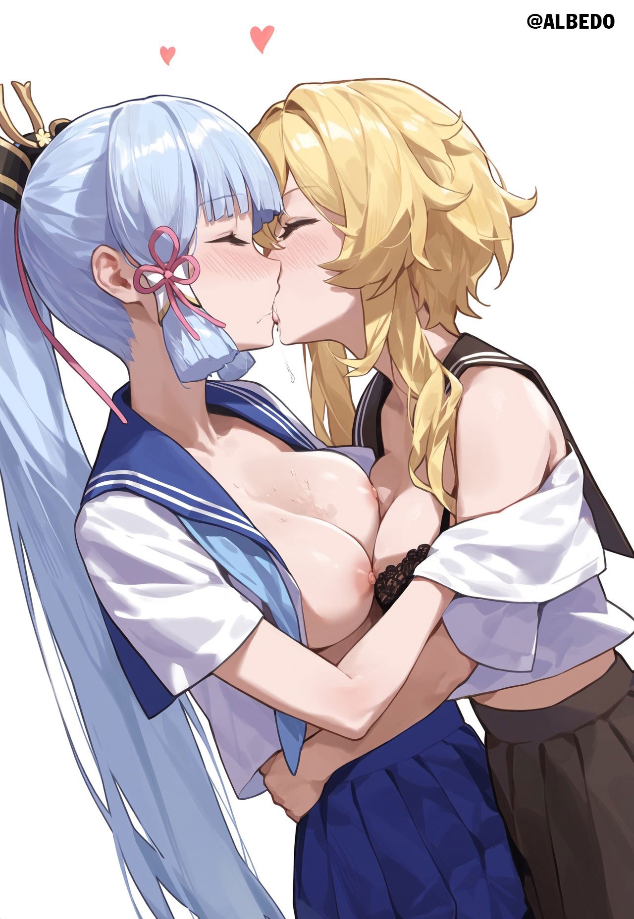 HentaiVN.net - Ảnh 18 - Tổng hợp art 18+ - Chap 16: Lumine x Kamisato Ayaka