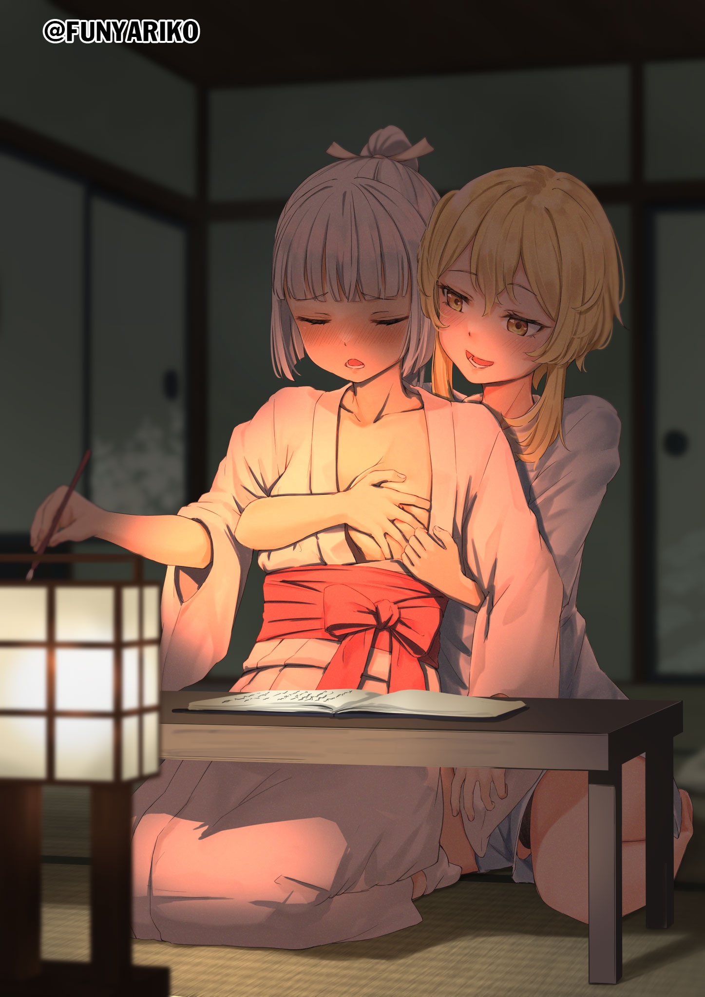HentaiVN.net - Ảnh 3 - Tổng hợp art 18+ - Chap 16: Lumine x Kamisato Ayaka