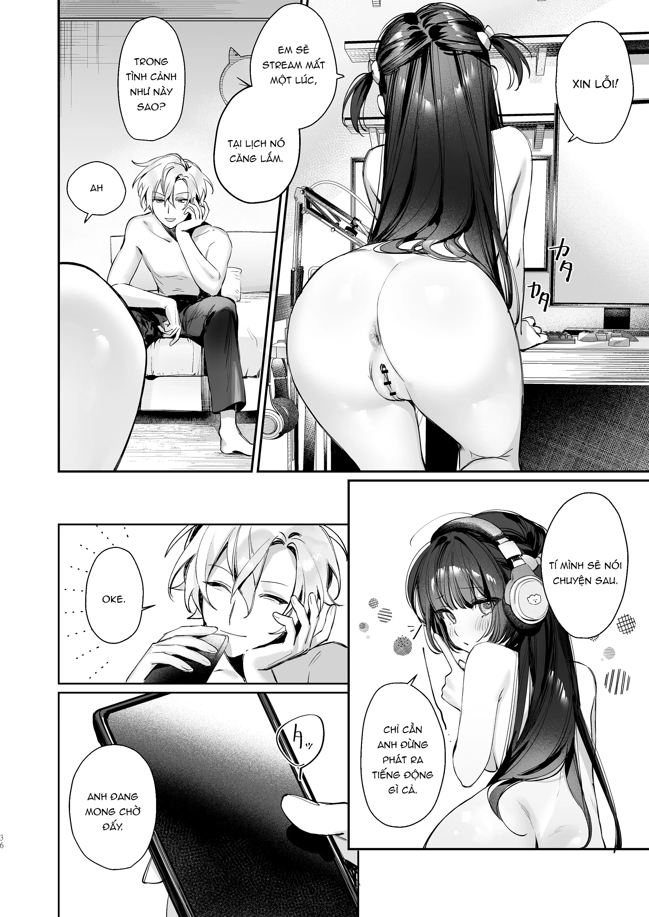 HentaiVN.net - Ảnh 35 - Lai trym làm tình với cô bạn gái vtuber - Phần 1