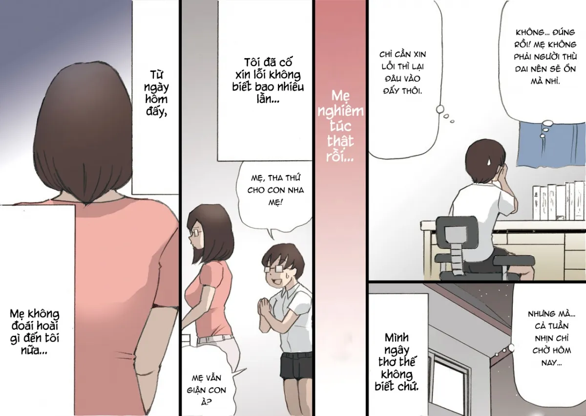 HentaiVN.net - Ảnh 15 - Mama, Hamedori Sasete yo [Mama o Haramaseru Daisakusen] - Vol.2 - Chap 4