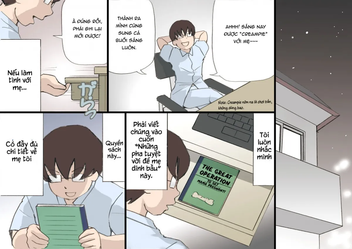 HentaiVN.net - Ảnh 5 - Mama, Hamedori Sasete yo [Mama o Haramaseru Daisakusen] - Vol.2 - Chap 4