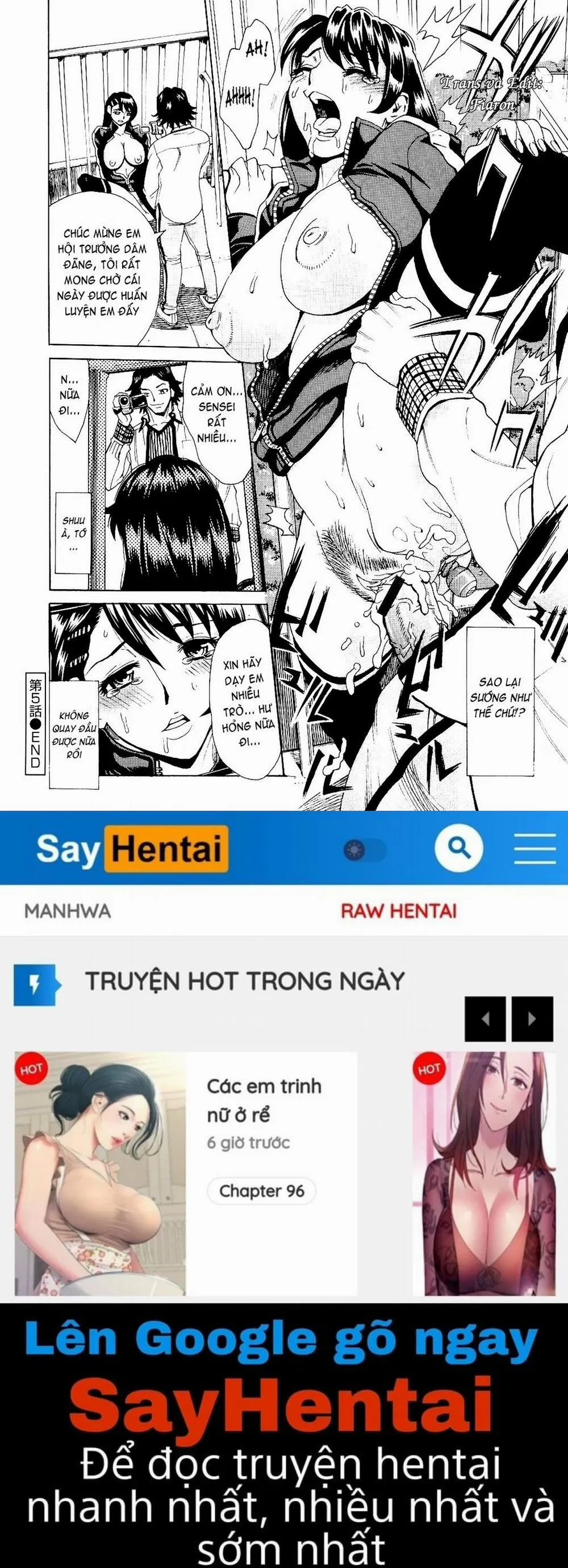 HentaiVN.net - Ảnh 20 - Innyuu Mazo Oyako - Chương 5