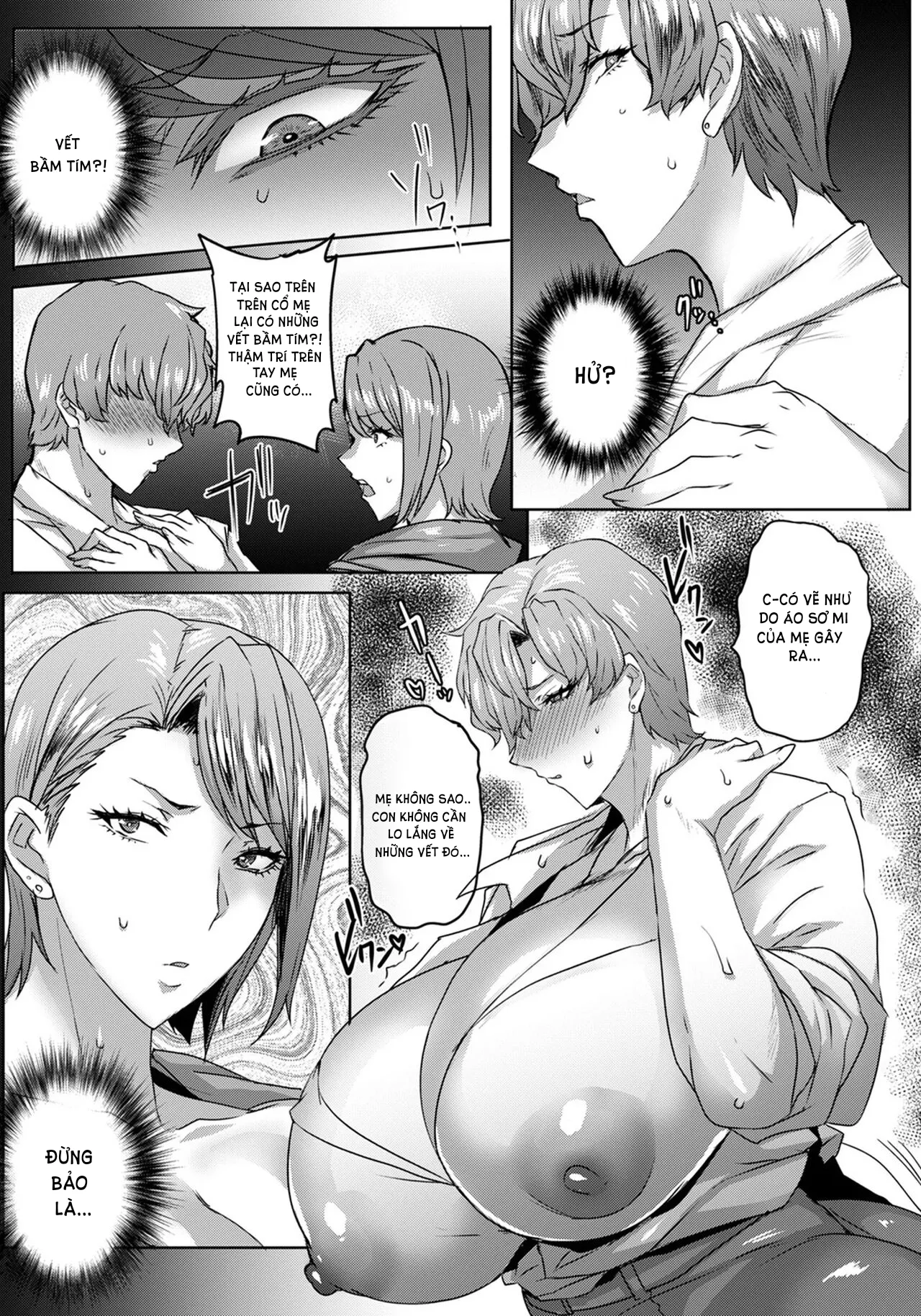 HentaiVN.net - Ảnh 4 - Hahaoya Shikkaku [Disqualified Mother] - Chap 4