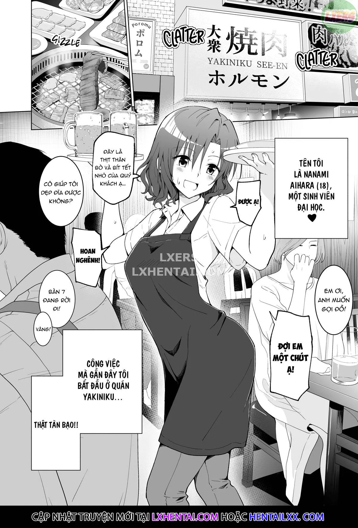 HentaiVN.net - Ảnh 6 - Nhật ký làm Phò - Chap 1: The College Babe -Part One-