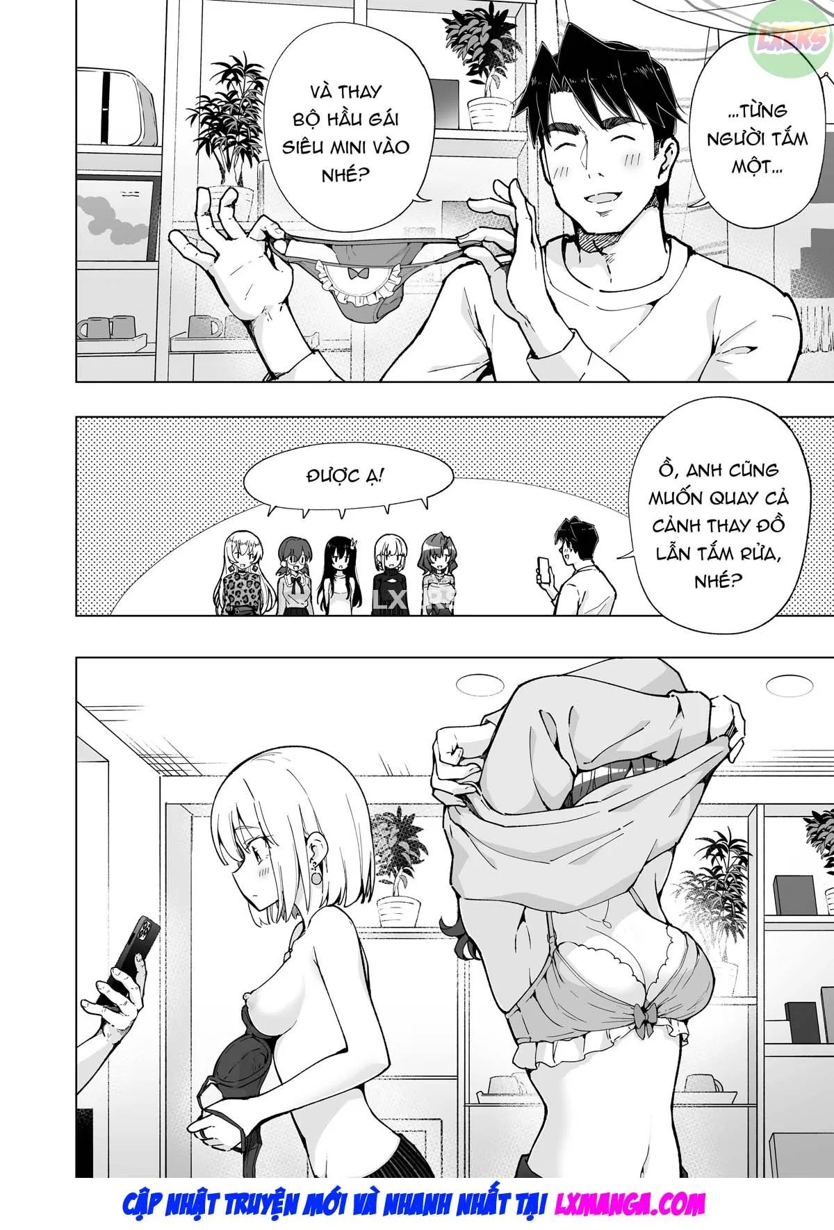 HentaiVN.net - Ảnh 12 - Nhật ký làm Phò - Chap 8: Filming Harem - Part Two