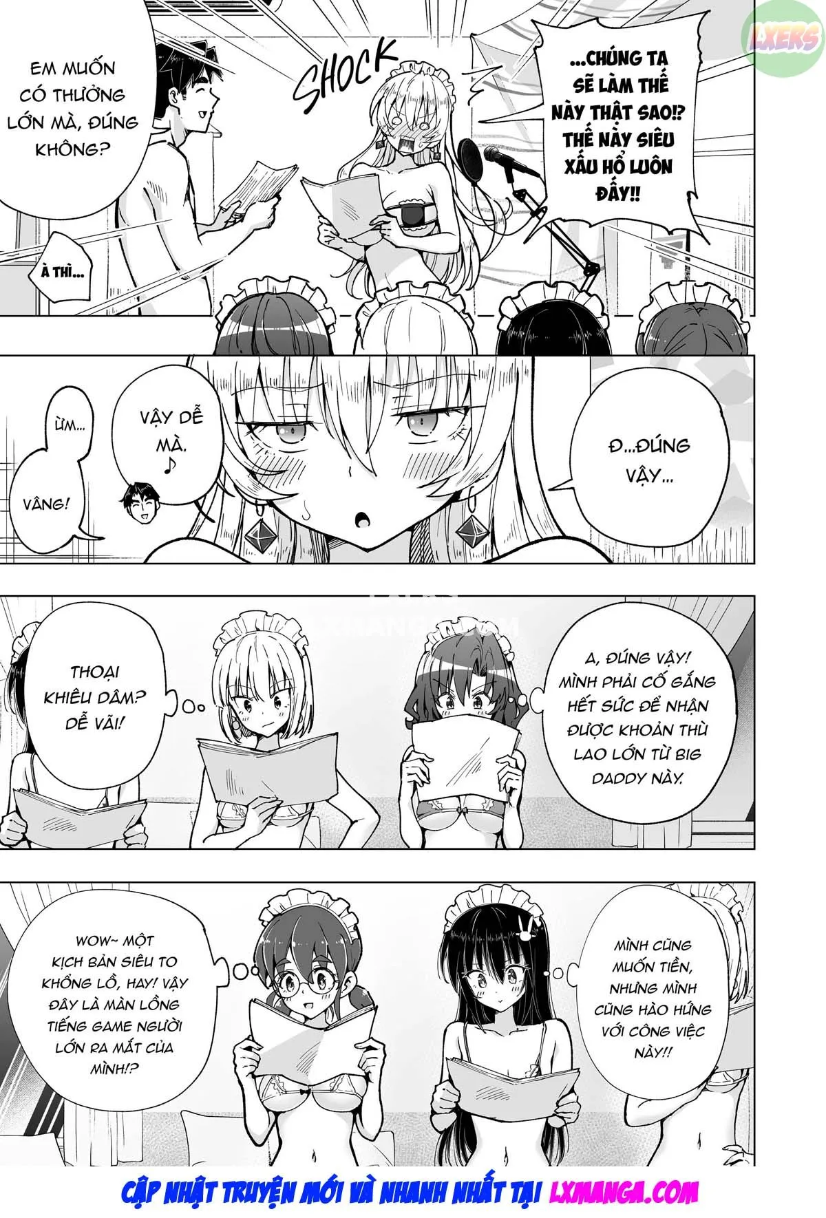 HentaiVN.net - Ảnh 16 - Nhật ký làm Phò - Chap 8: Filming Harem - Part Two