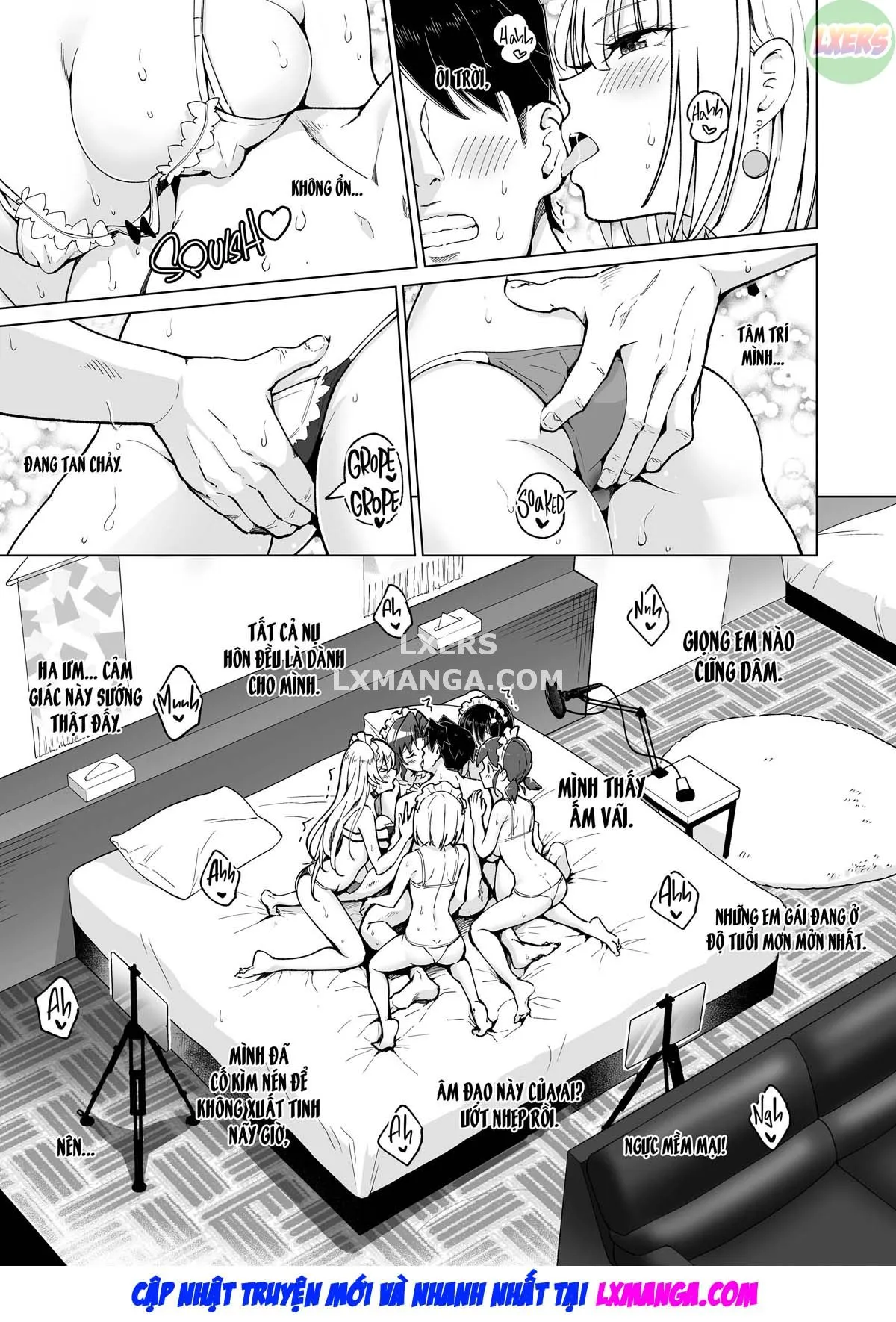 HentaiVN.net - Ảnh 30 - Nhật ký làm Phò - Chap 8: Filming Harem - Part Two