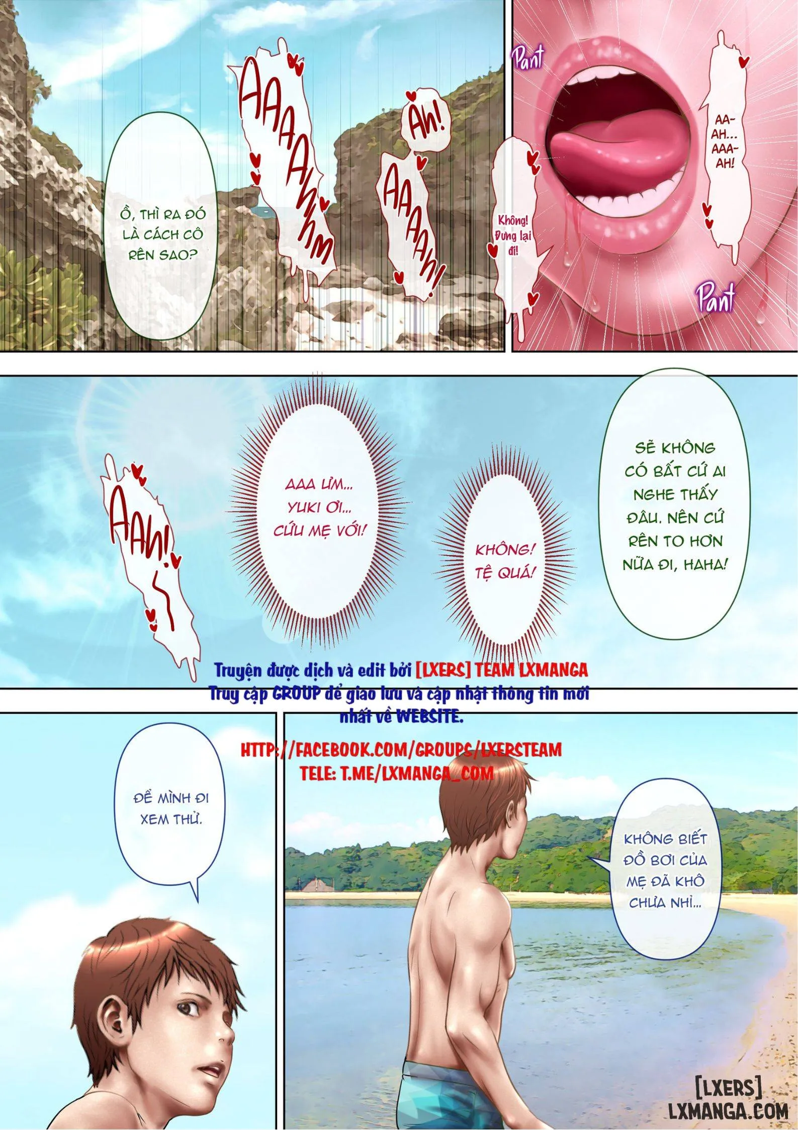 HentaiVN.net - Ảnh 20 - A Wet MILF: The Locals Turn - Chap 2: Bộ đồ bơi xuyên thấu và cơ thể nhạy cảm