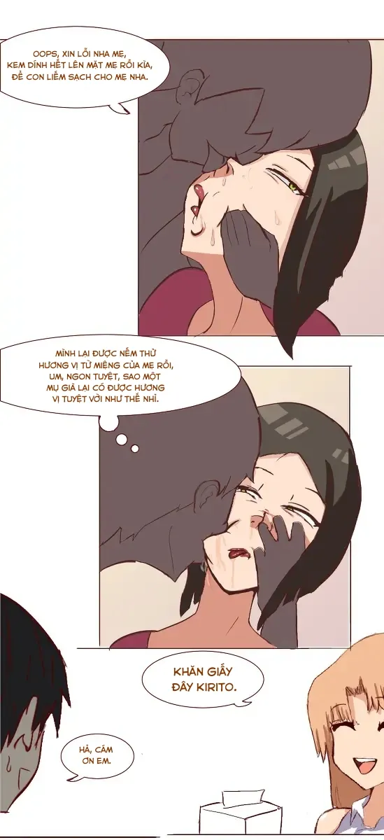 HentaiVN.net - Ảnh 19 - Kirito và mẹ Asuna [Kirito and Asuna's mother] - Chap 1