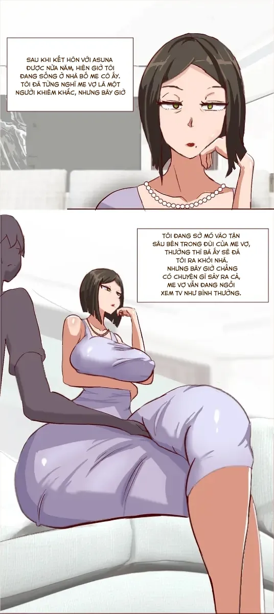 HentaiVN.net - Ảnh 3 - Kirito và mẹ Asuna [Kirito and Asuna's mother] - Chap 1