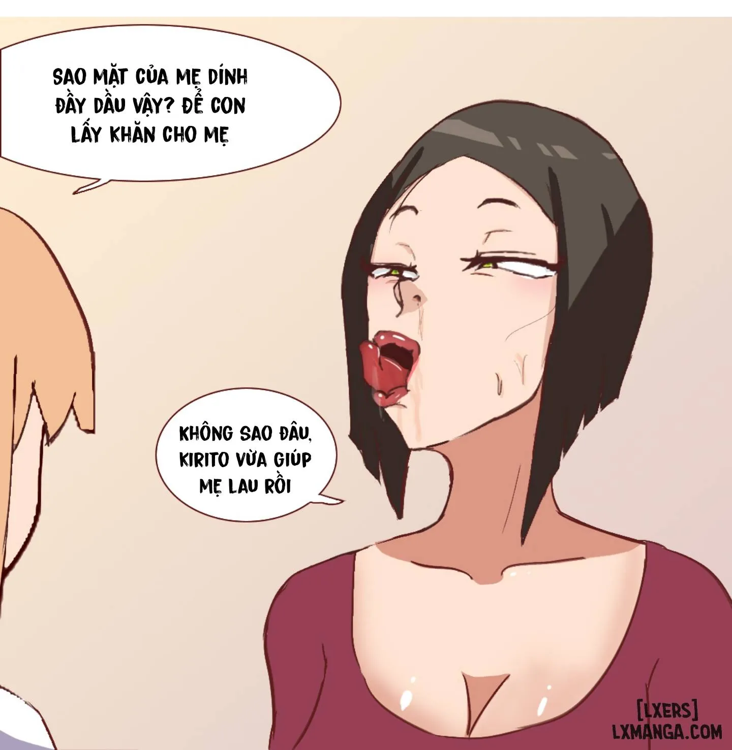 HentaiVN.net - Ảnh 19 - Kirito và mẹ Asuna [Kirito and Asuna's mother] - Oneshot