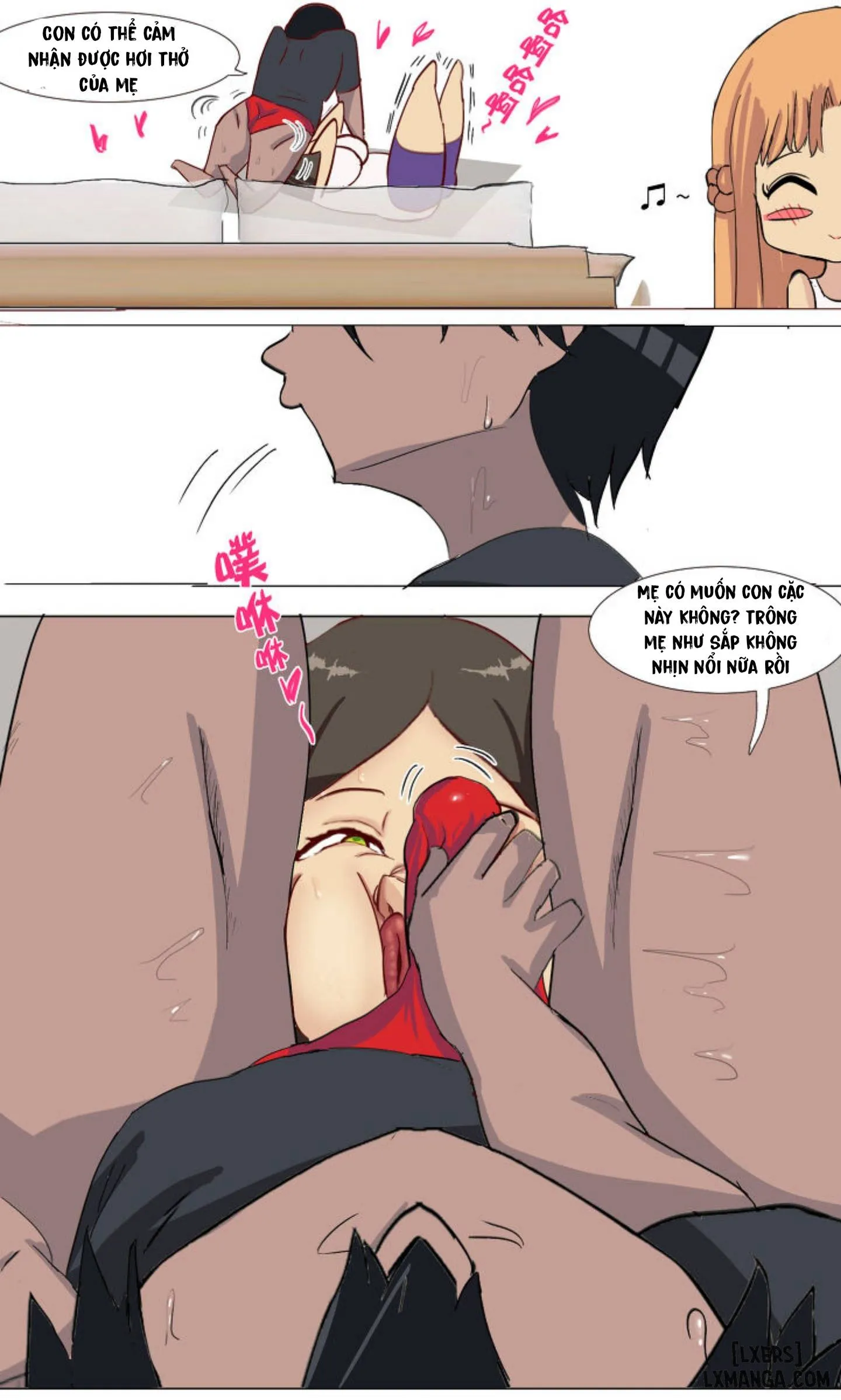 HentaiVN.net - Ảnh 34 - Kirito và mẹ Asuna [Kirito and Asuna's mother] - Oneshot