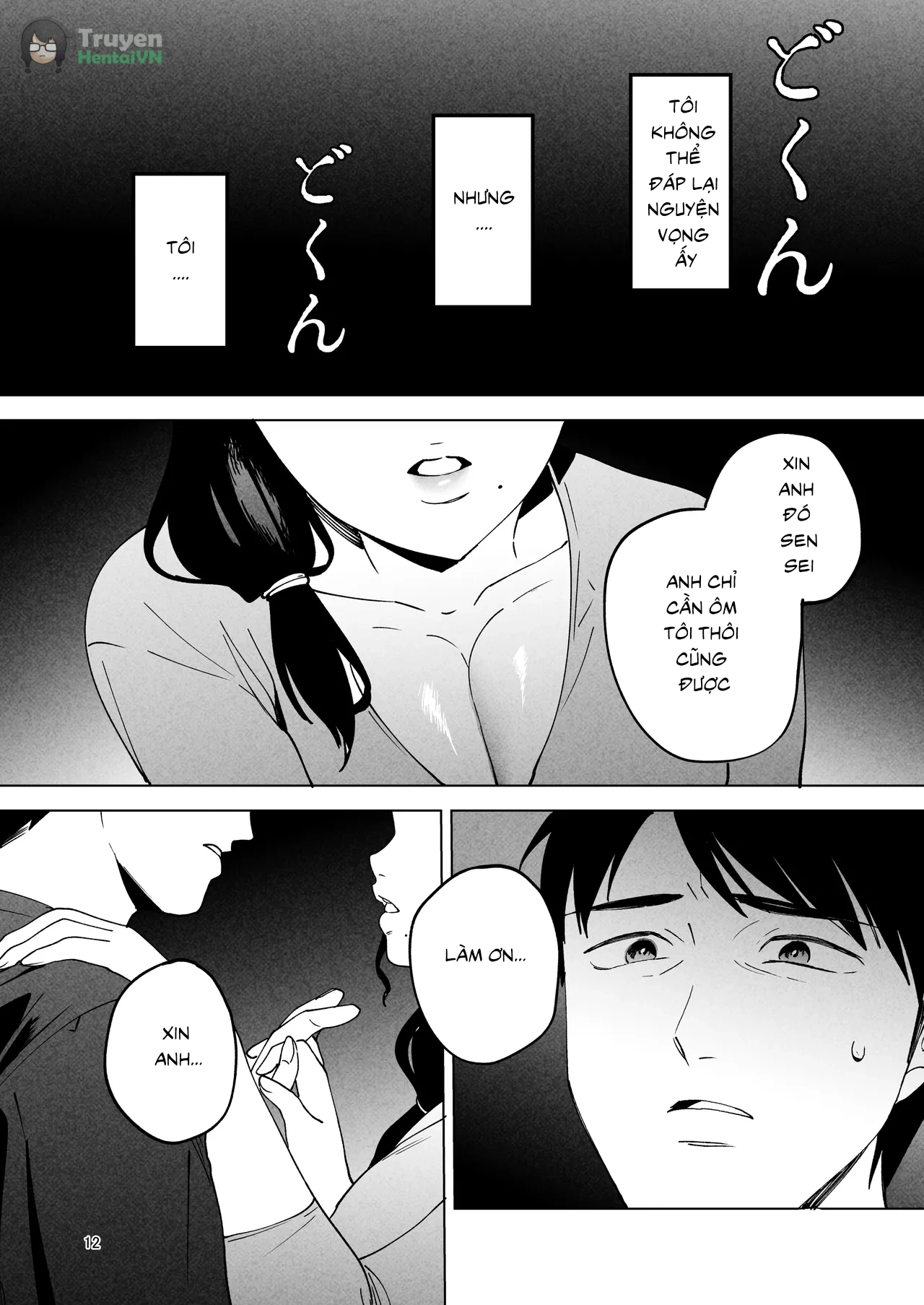 HentaiVN.net - Ảnh 12 - Bác sĩ làm ơn giữ vợ tôi lại - Oneshot