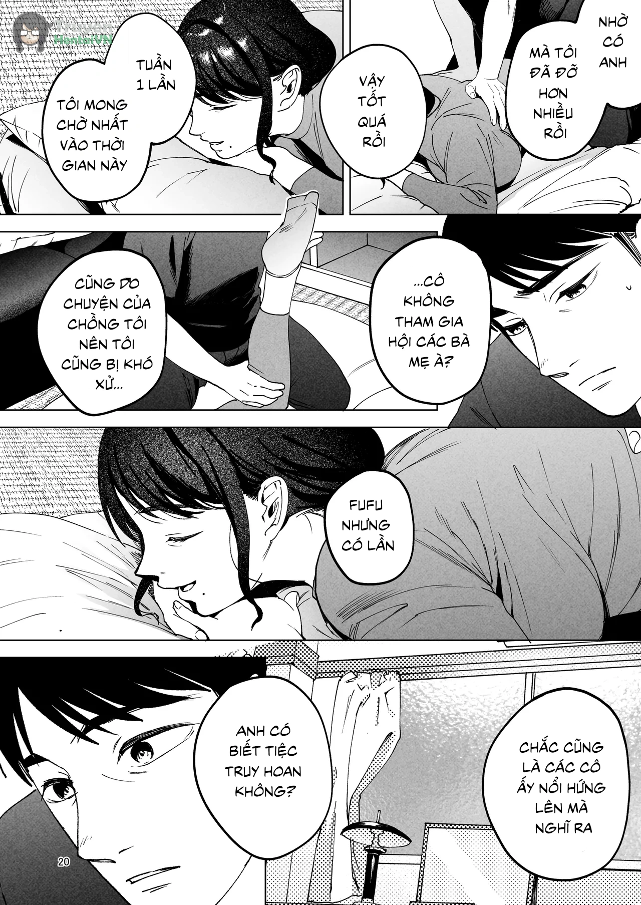 HentaiVN.net - Ảnh 20 - Bác sĩ làm ơn giữ vợ tôi lại - Oneshot
