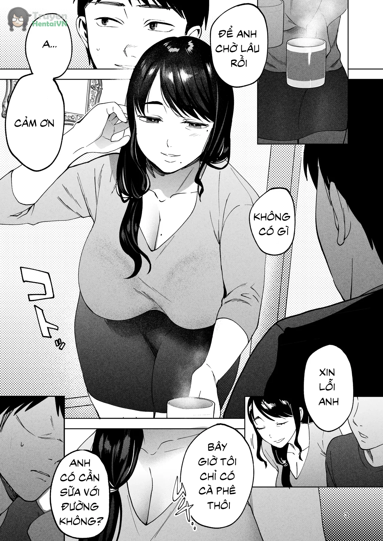 HentaiVN.net - Ảnh 3 - Bác sĩ làm ơn giữ vợ tôi lại - Oneshot