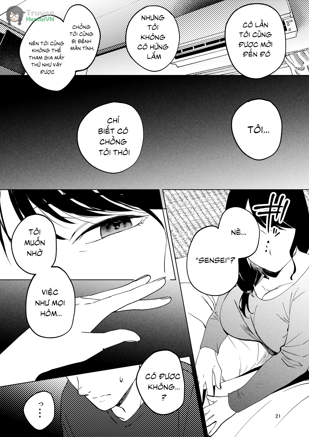 HentaiVN.net - Ảnh 21 - Bác sĩ làm ơn giữ vợ tôi lại - Oneshot