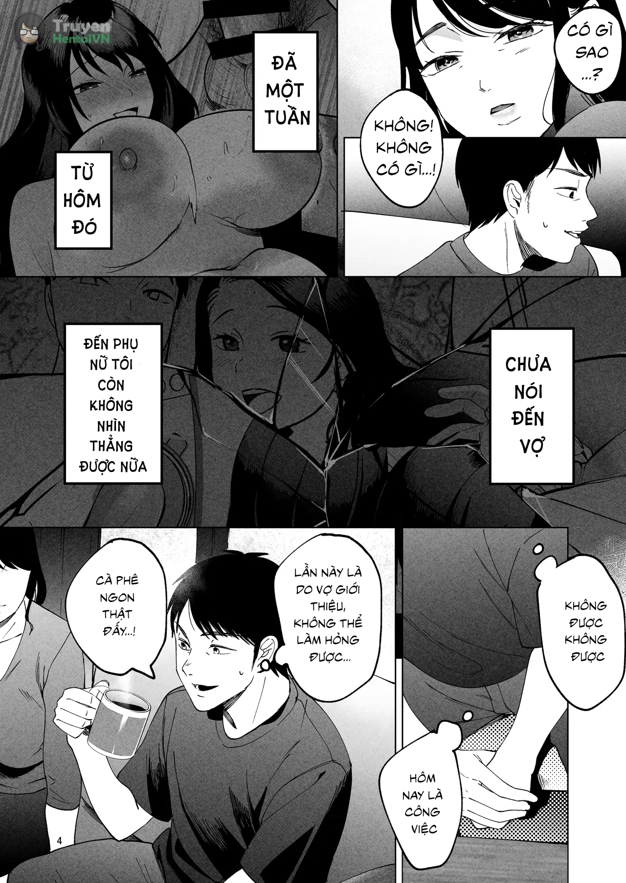 HentaiVN.net - Ảnh 4 - Bác sĩ làm ơn giữ vợ tôi lại - Oneshot