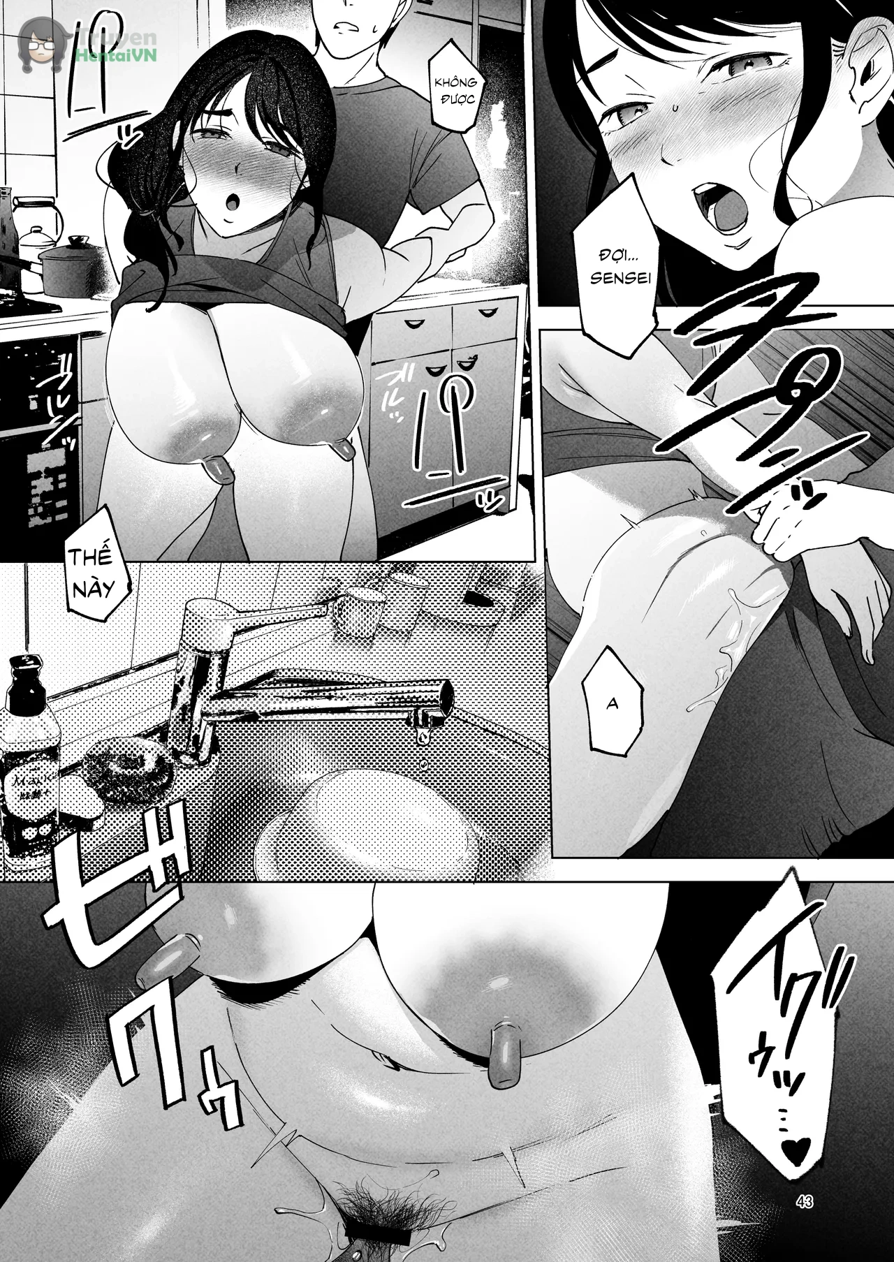 HentaiVN.net - Ảnh 43 - Bác sĩ làm ơn giữ vợ tôi lại - Oneshot