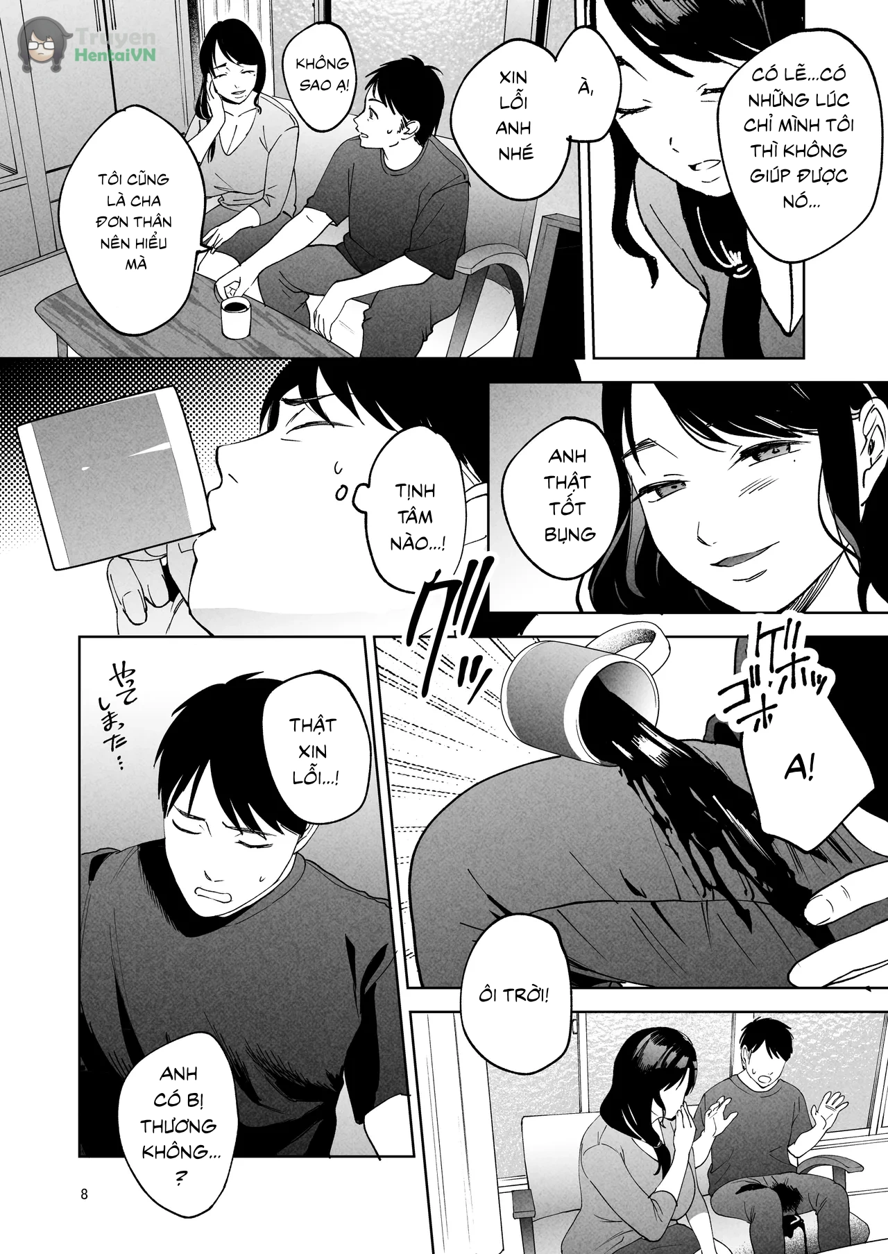 HentaiVN.net - Ảnh 8 - Bác sĩ làm ơn giữ vợ tôi lại - Oneshot