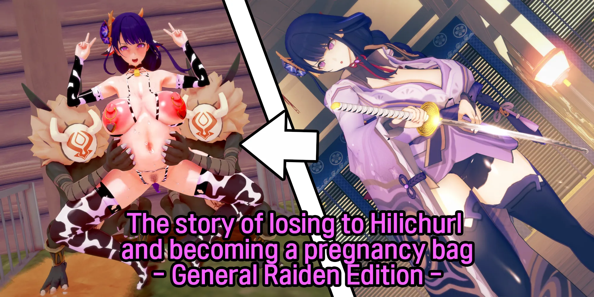 HentaiVN.net - Ảnh 3 - Sau khi thua Hilichurl, Raiden Shogun bị biến thành máy đẻ - Chap 1.1