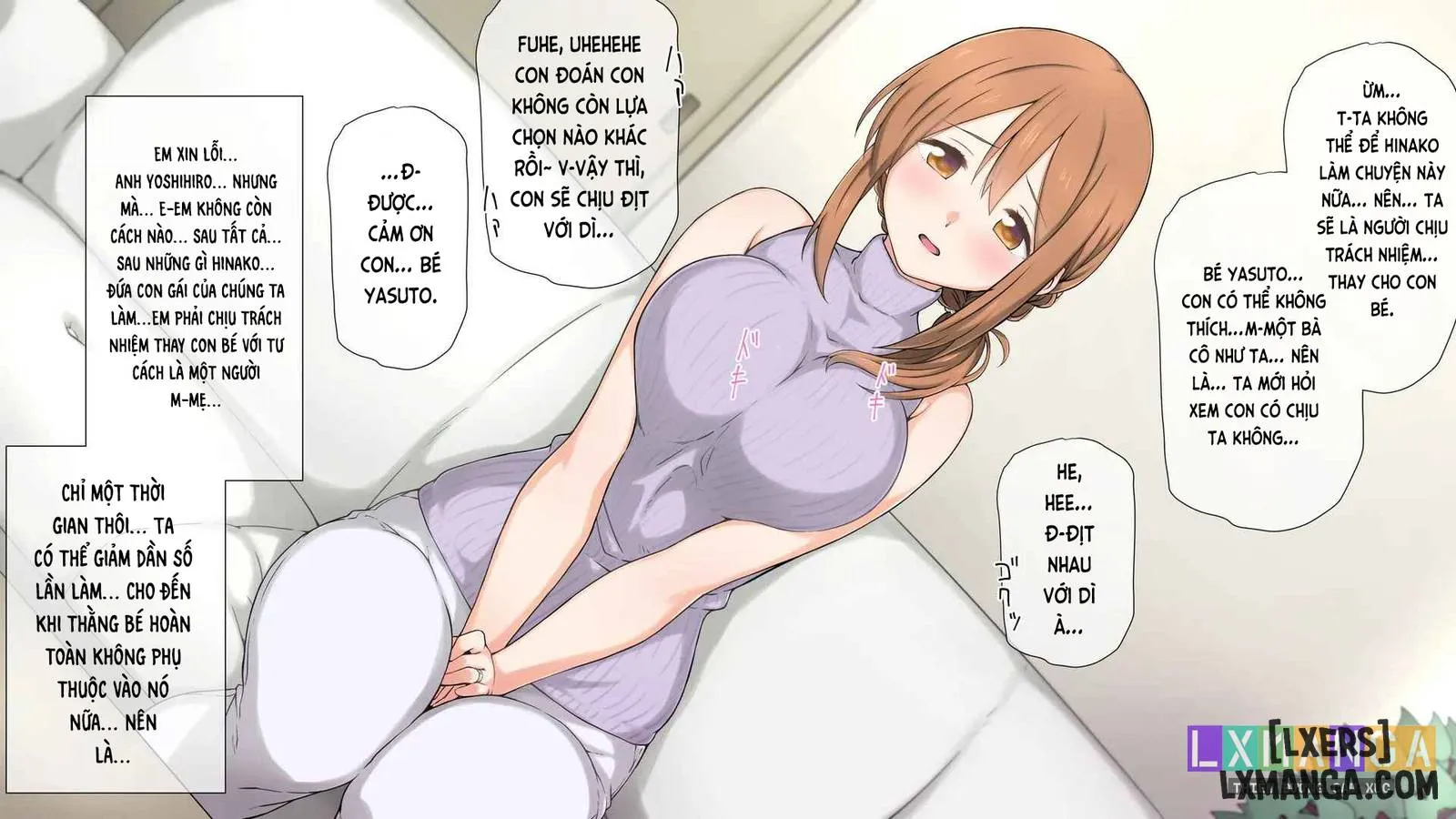 HentaiVN.net - Ảnh 14 - Seichishiki 0 no Kanojo to Sono Hahaoya wa Erogaki no Seieki Benjo - Chap 3.