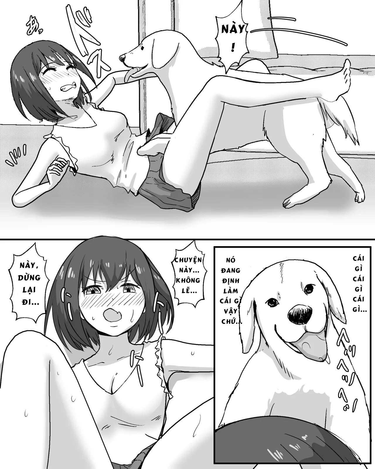 HentaiVN.net - Ảnh 12 - Cô gái quan hệ tình dục với chó sau 100 ngày - Oneshot