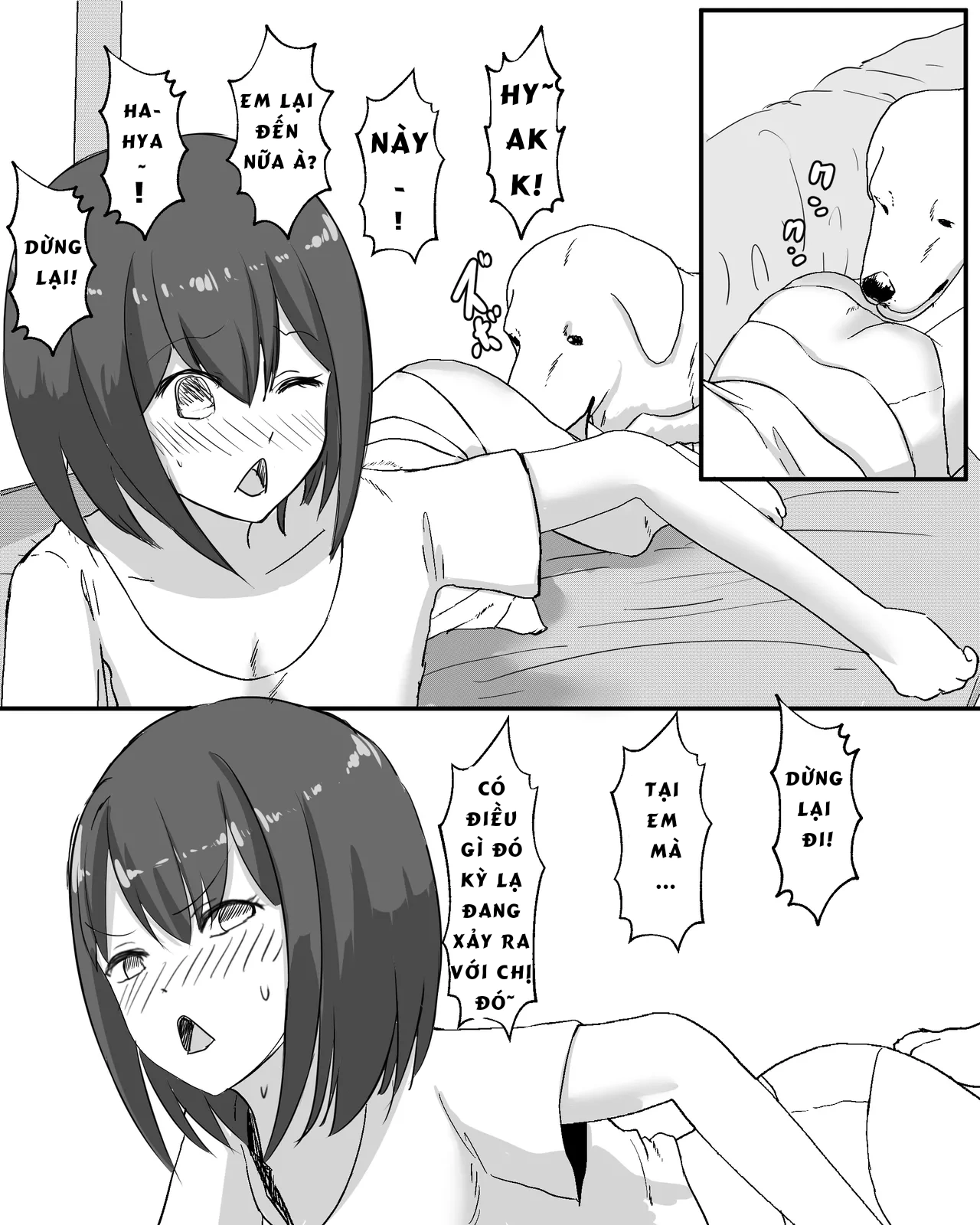 HentaiVN.net - Ảnh 37 - Cô gái quan hệ tình dục với chó sau 100 ngày - Oneshot