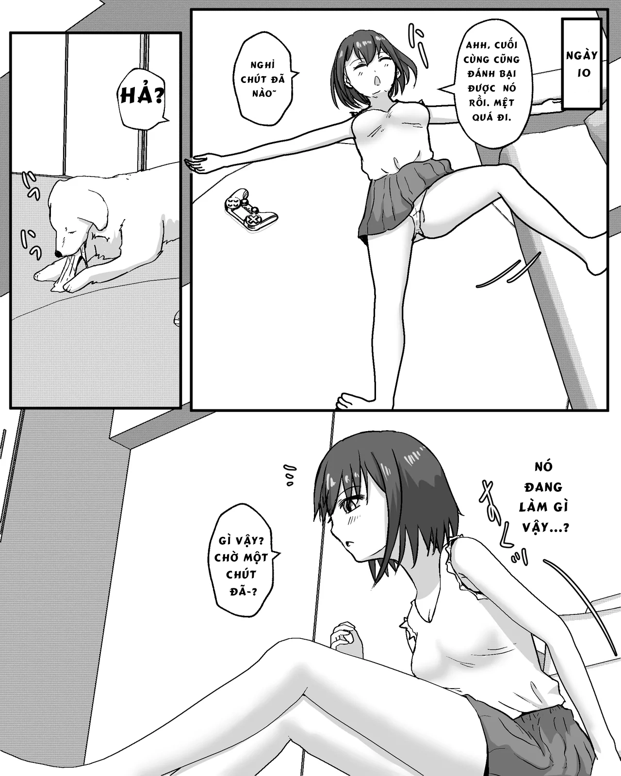 HentaiVN.net - Ảnh 6 - Cô gái quan hệ tình dục với chó sau 100 ngày - Oneshot