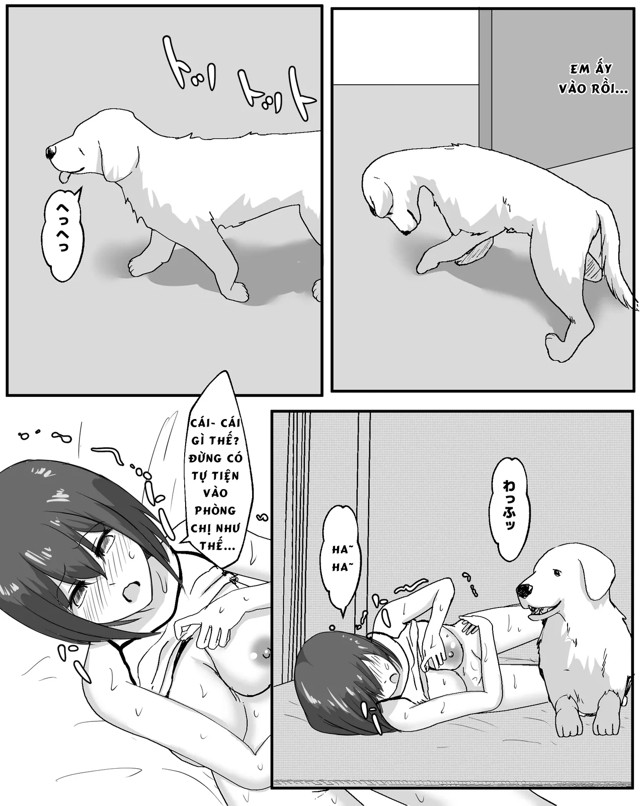 HentaiVN.net - Ảnh 68 - Cô gái quan hệ tình dục với chó sau 100 ngày - Oneshot