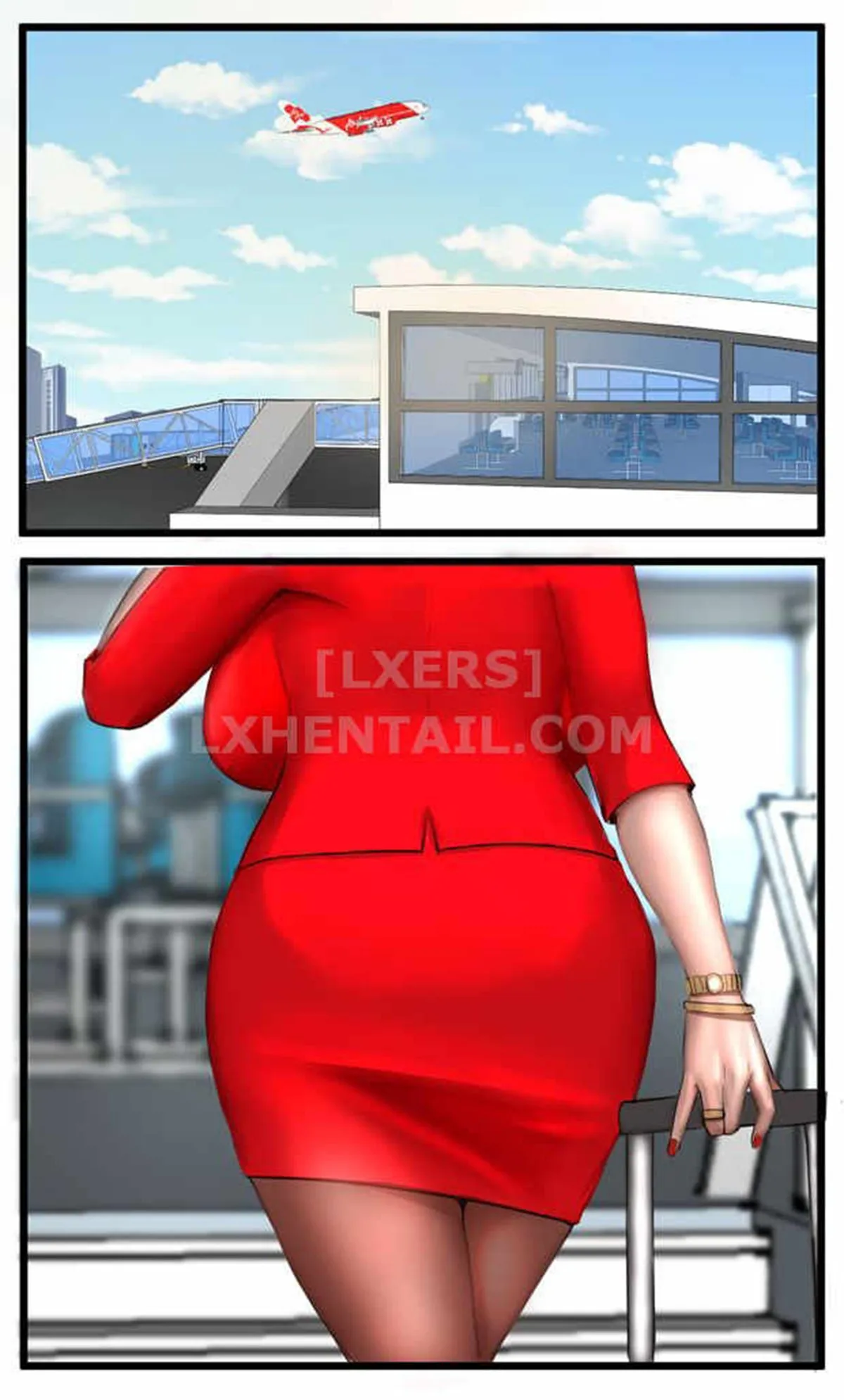 HentaiVN.net - Ảnh 13 - Milf Airline [Milf Tiếp Viên hàng không] - Chap 1